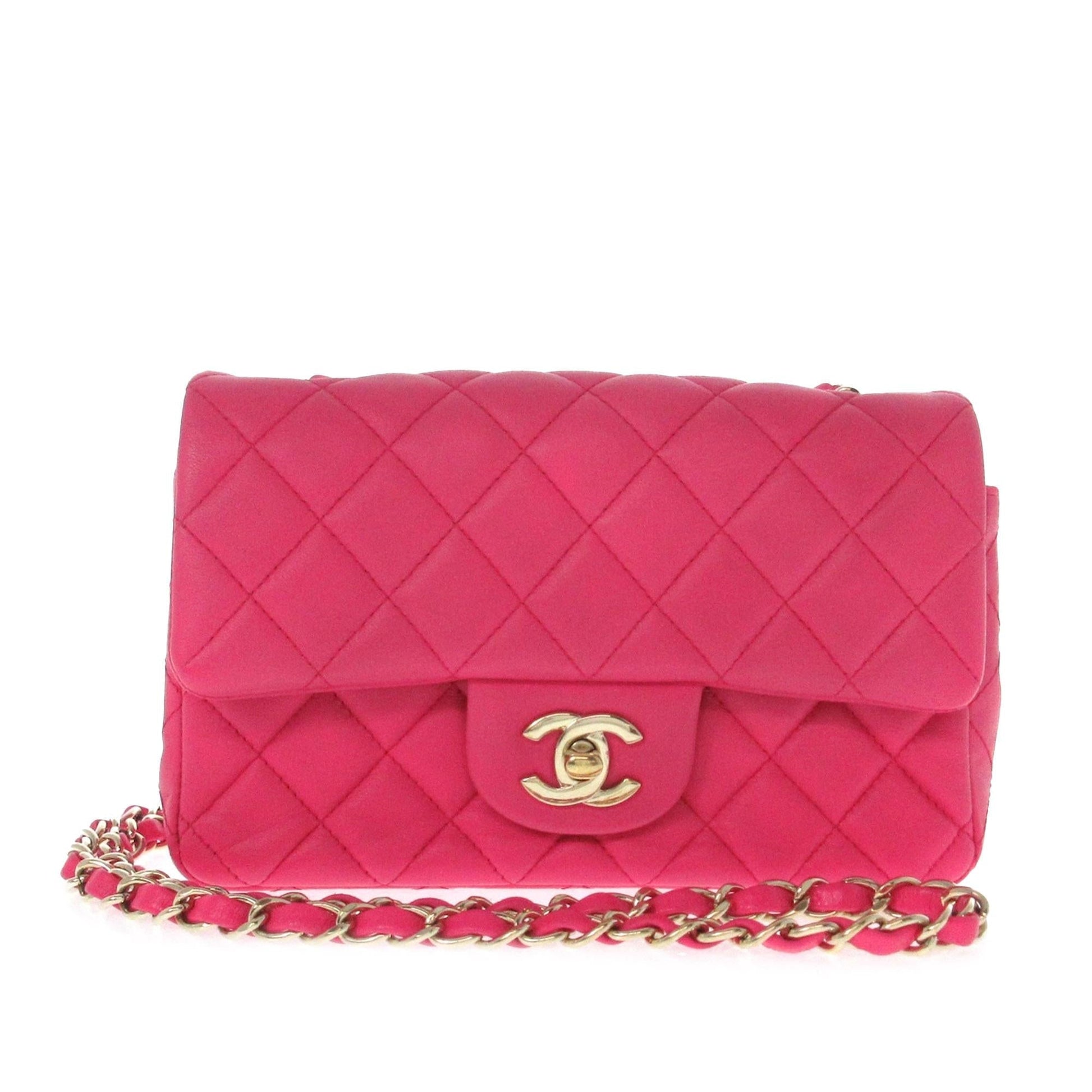 Chanel Classic Lambskin Rectangular Single Flap SHG-xTQk8y Mini Bag