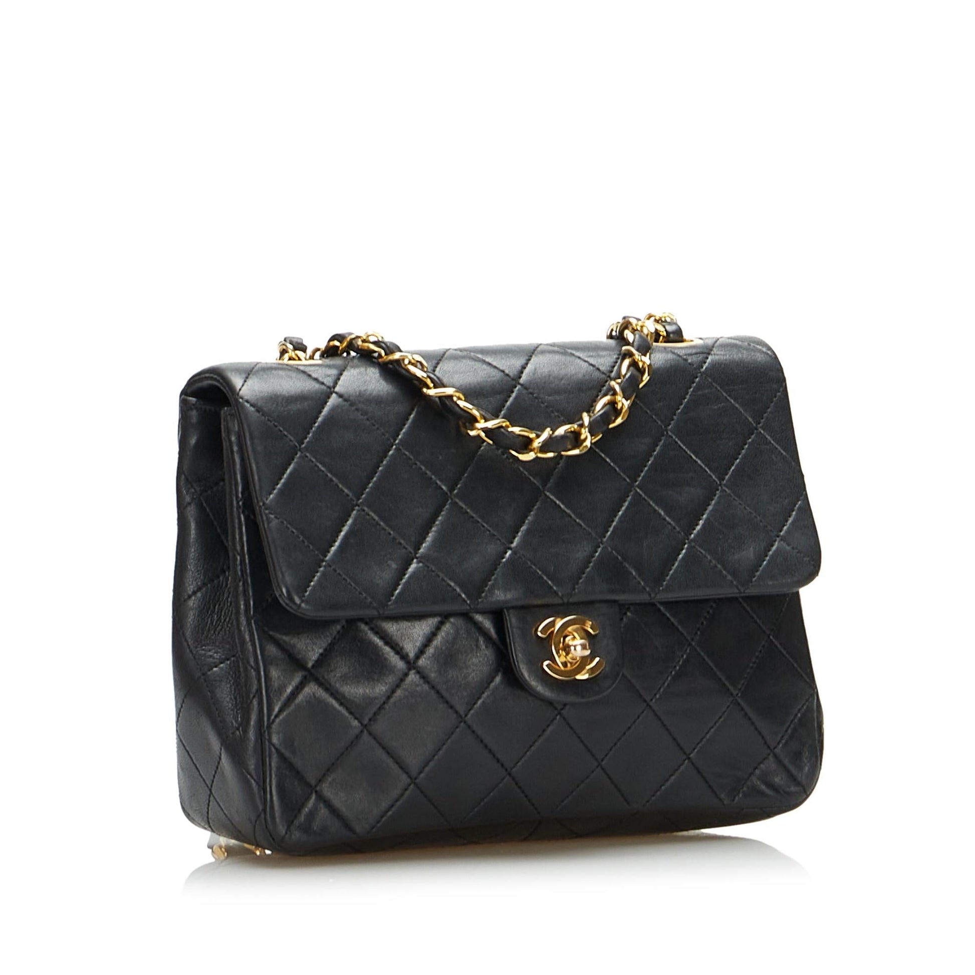 Chanel Classic Lambskin Square Flap SHG-Qr3gqV Mini Bag