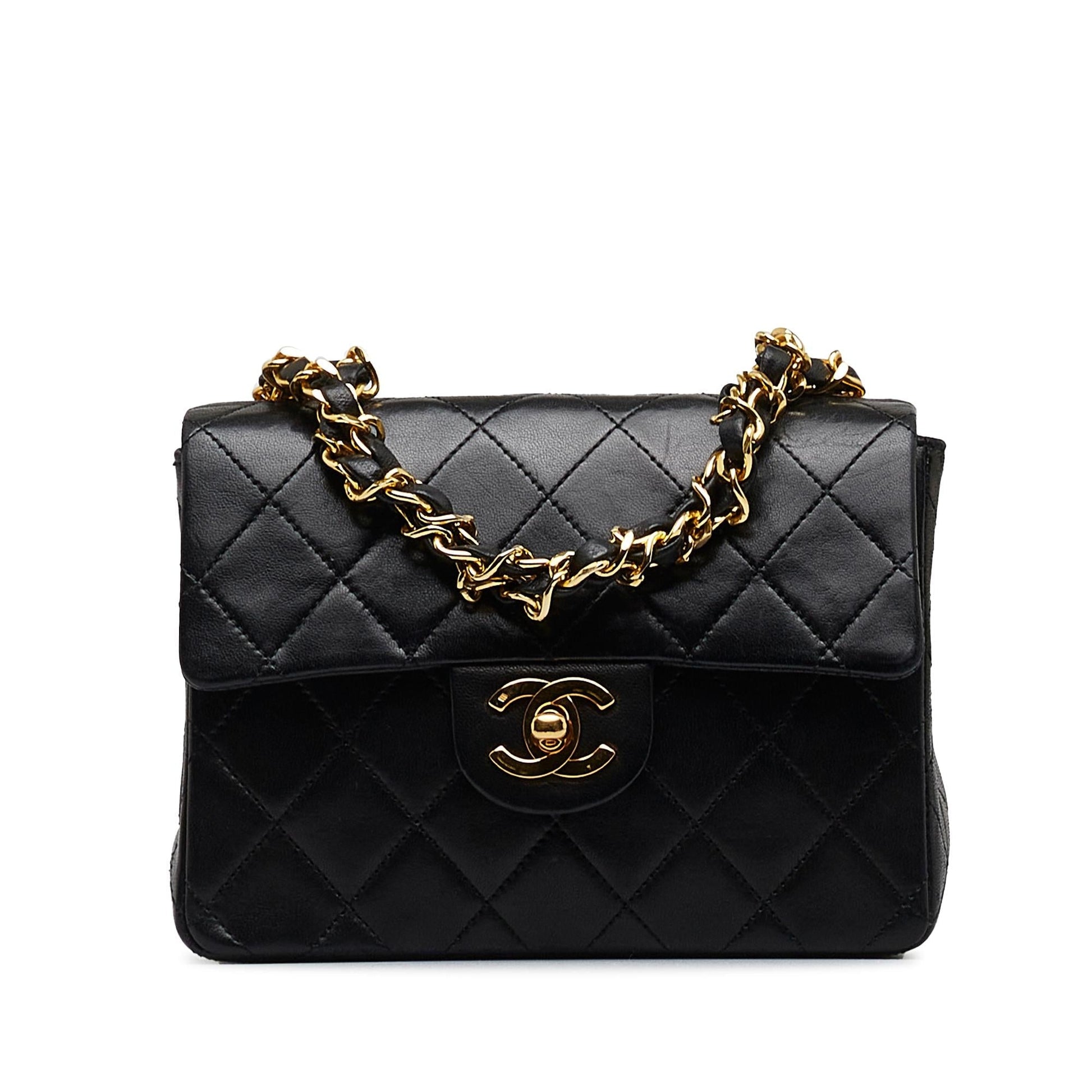 Chanel Classic Lambskin Square Flap SHG-lnKMMQ Mini Bag