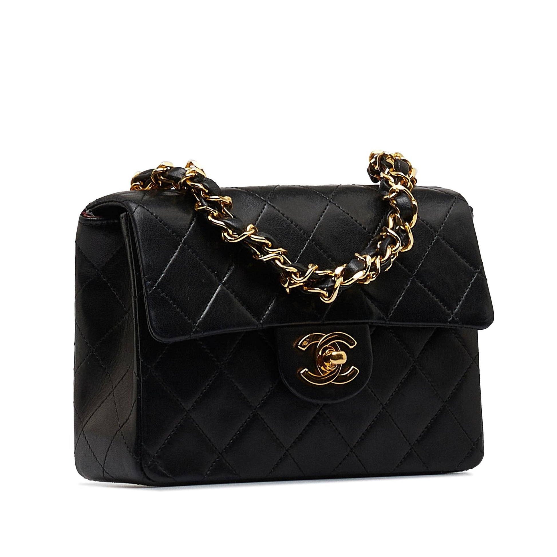 Chanel Classic Lambskin Square Flap SHG-lnKMMQ Mini Bag