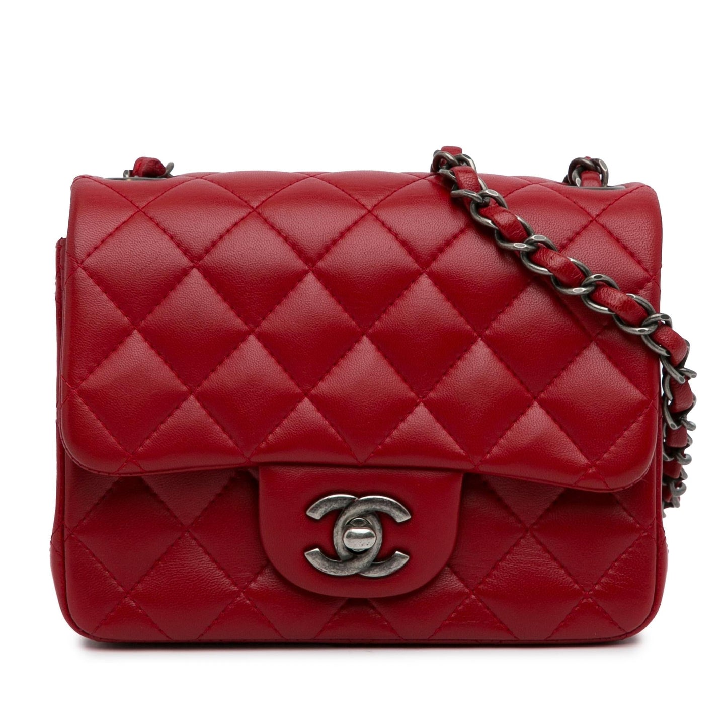 Chanel Classic Lambskin Square Flap SHG-Y5MHW4 Mini Bag