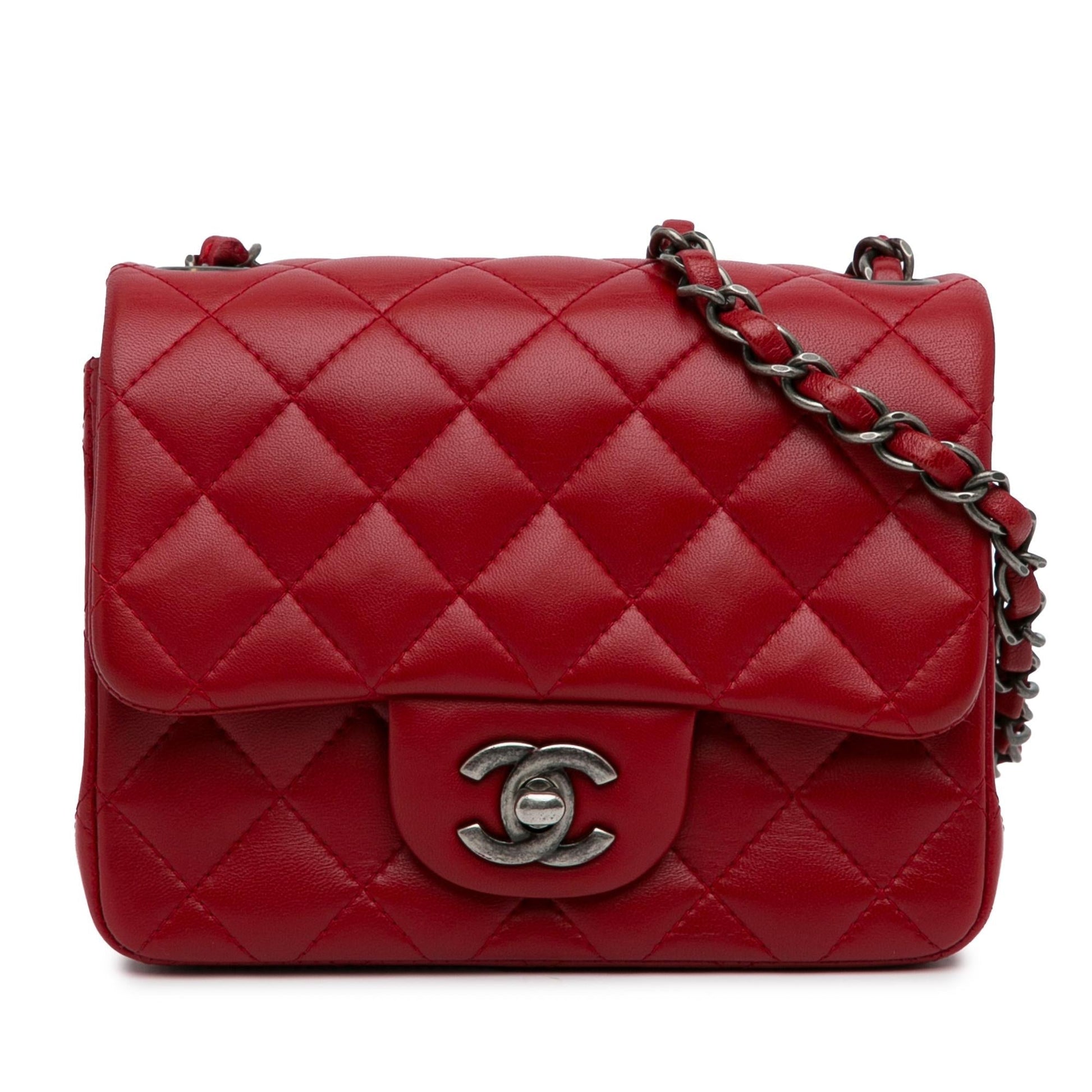 Chanel Classic Lambskin Square Flap SHG-Y5MHW4 Mini Bag