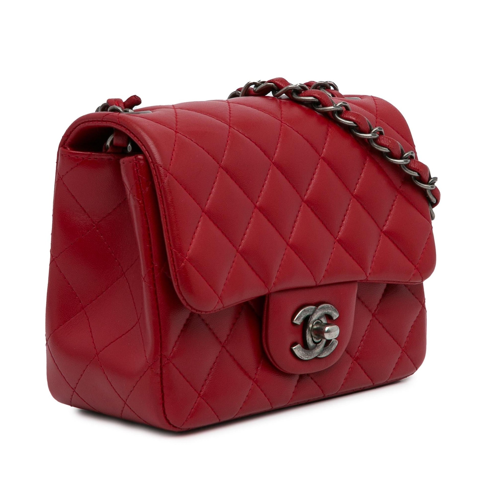 Chanel Classic Lambskin Square Flap SHG-Y5MHW4 Mini Bag