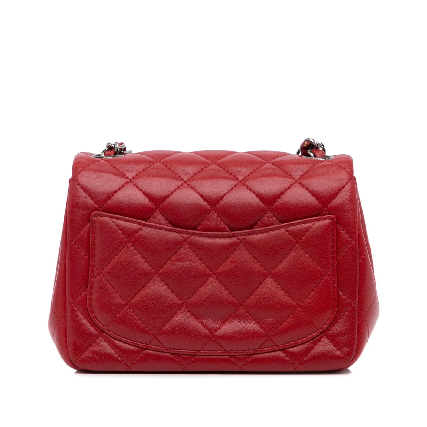 Chanel Classic Lambskin Square Single Flap SHG-xpK8dp Mini Bag