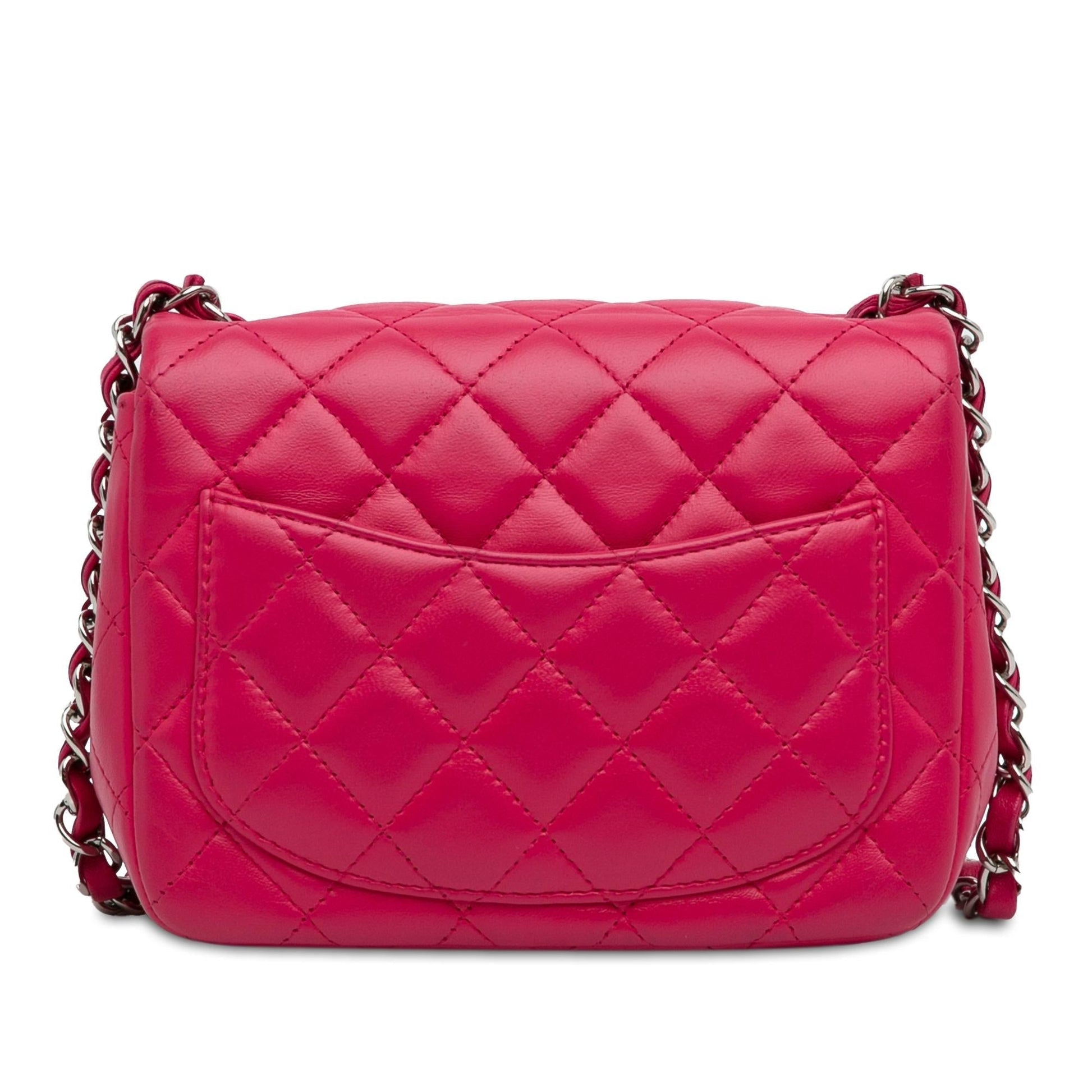 Chanel Mini Classic Lambskin Square Single Flap (SHG-w1g0FJ)