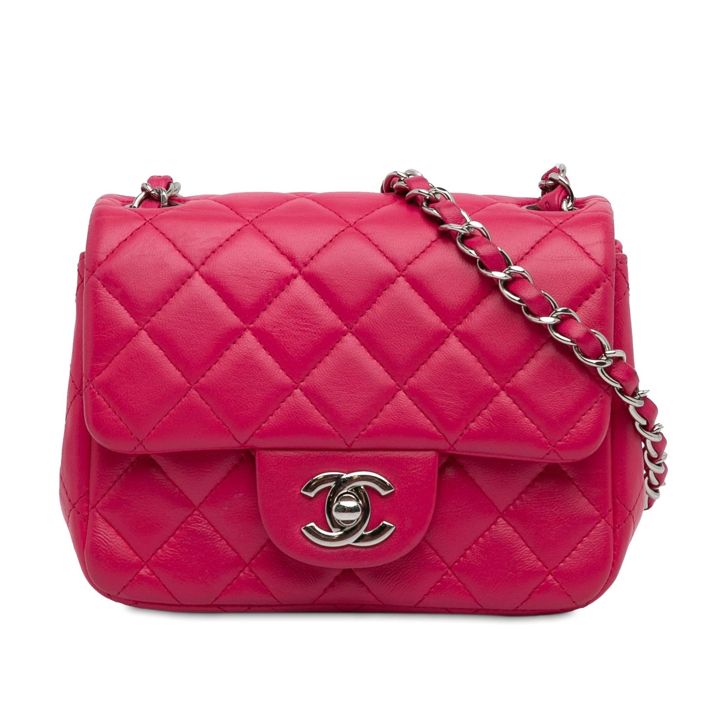 Chanel Classic Lambskin Square Single Flap SHG-w1g0FJ Mini Bag
