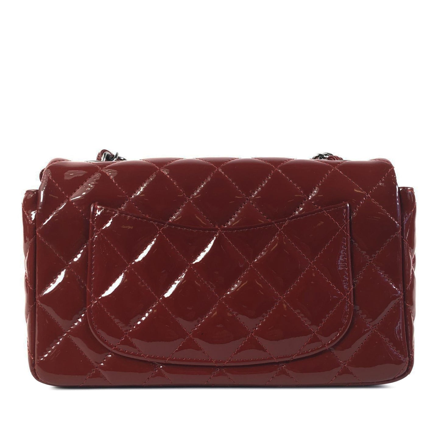 Chanel Classic Patent Rectangular Single Flap SHG-PHzGTi Mini Bag