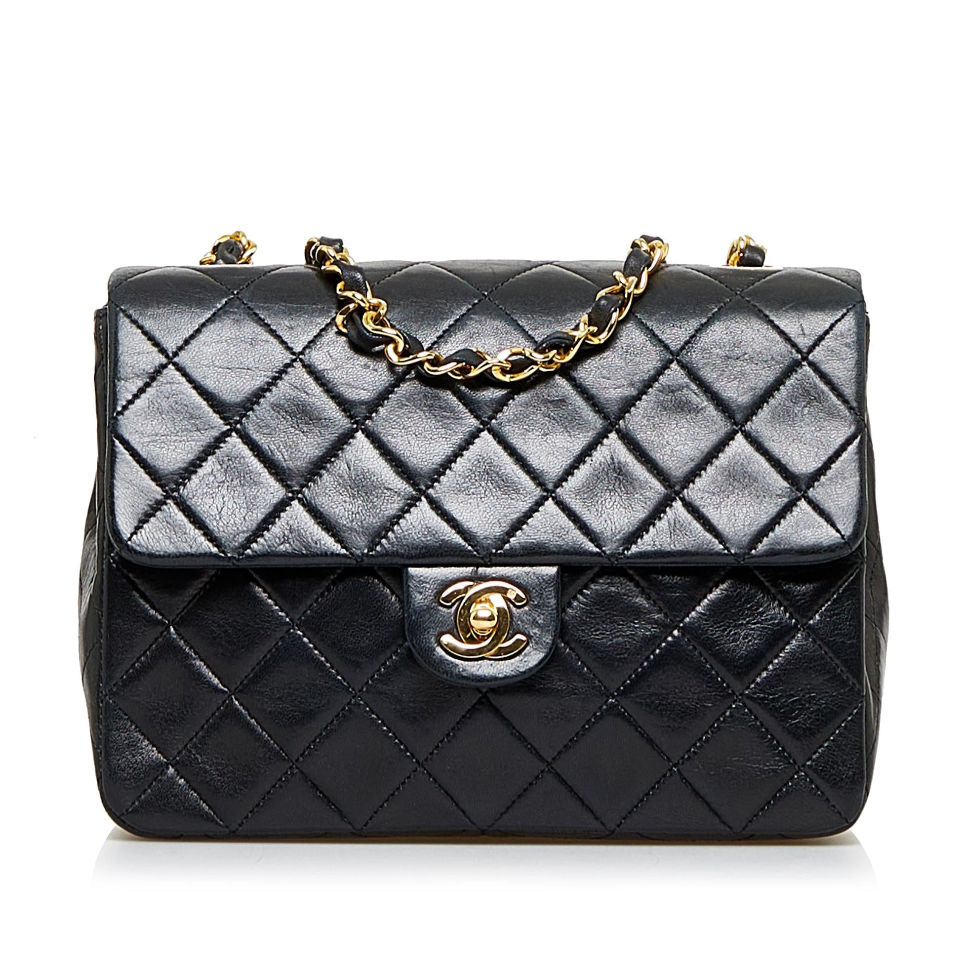 Chanel Classic Square Lambskin Single Flap SHG-3rD17V Shoulder Bag