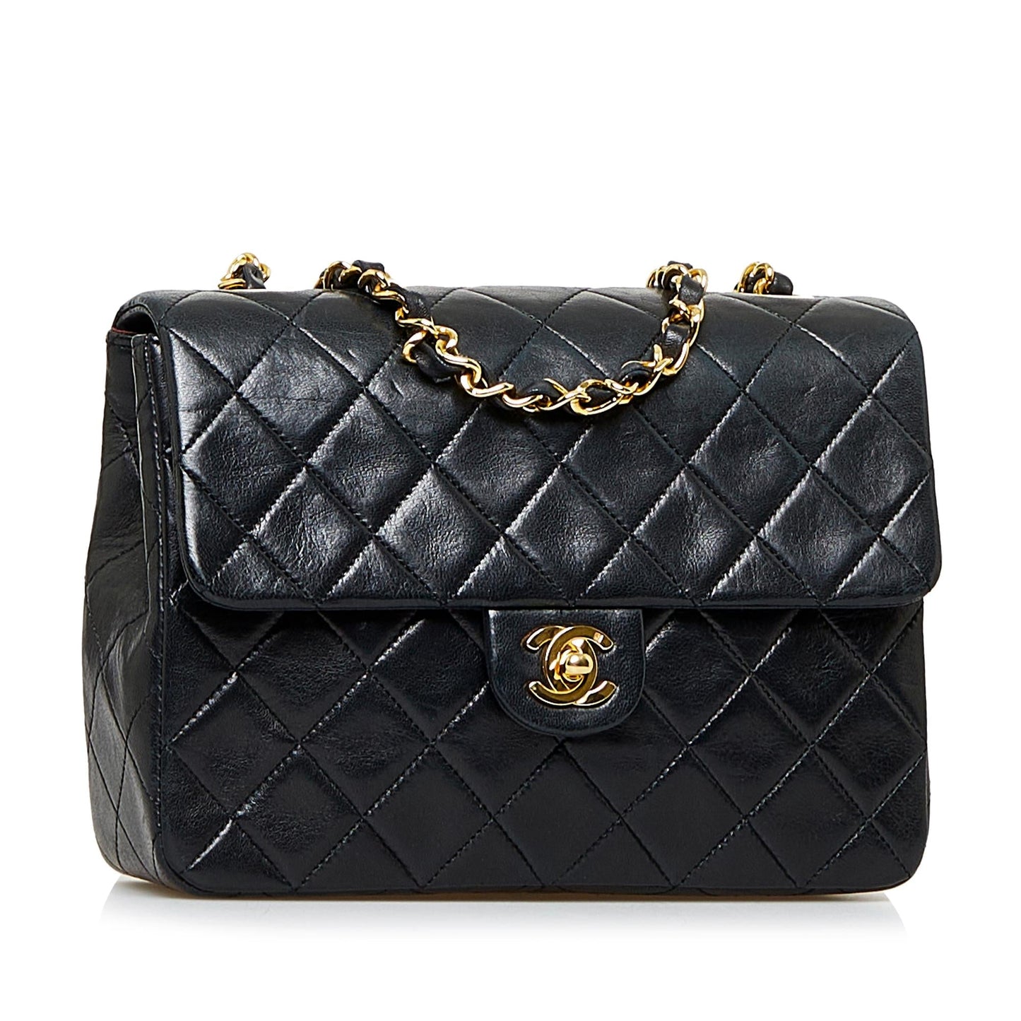 Chanel Classic Square Lambskin Single Flap SHG-3rD17V Shoulder Bag