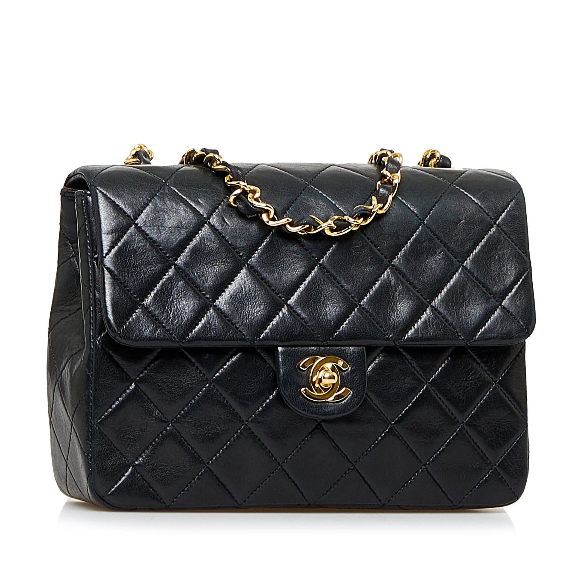 Chanel Classic Square Lambskin Single Flap SHG-3rD17V Shoulder Bag