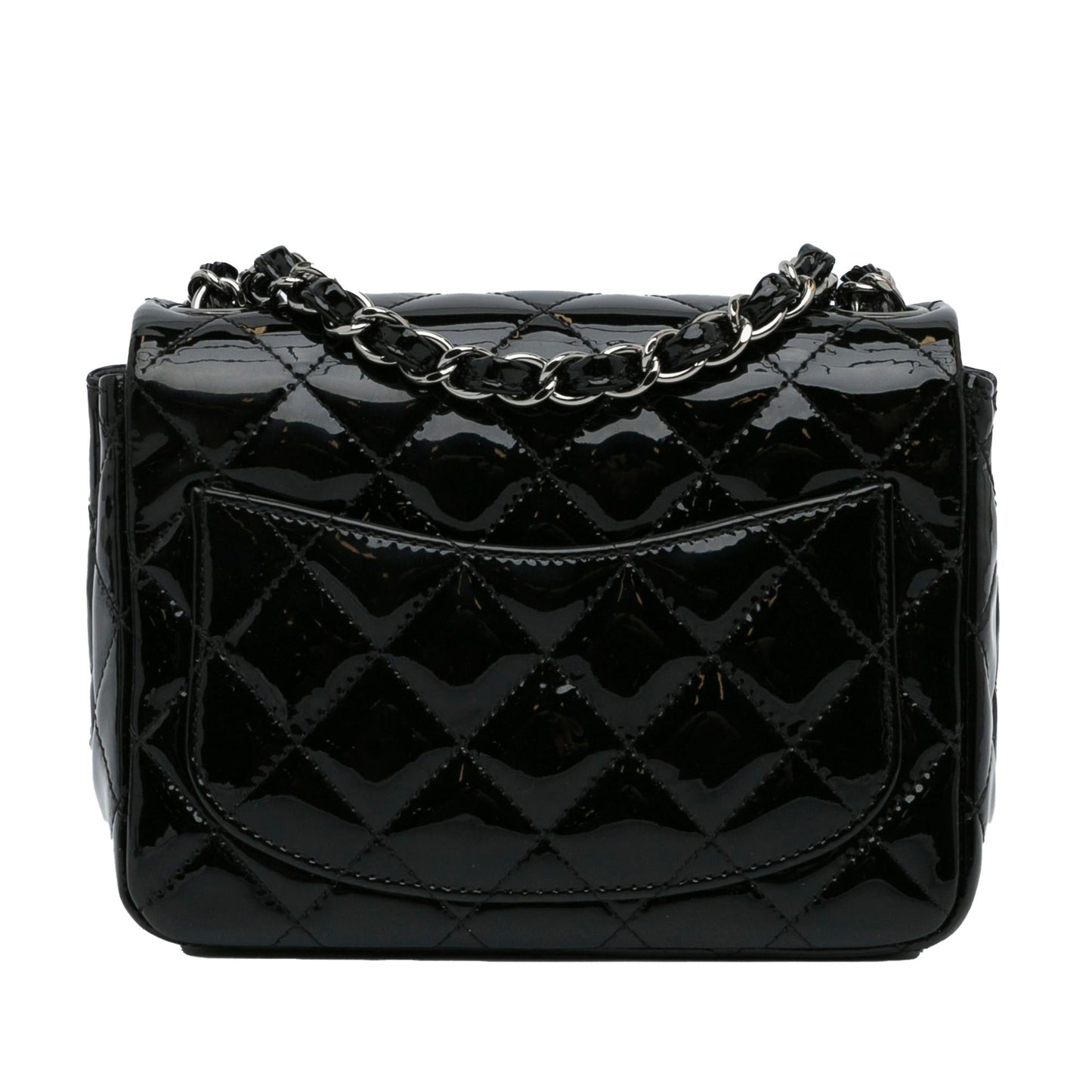 Chanel Classic Square Patent Single Flap SHG-rUMkrs Mini Bag