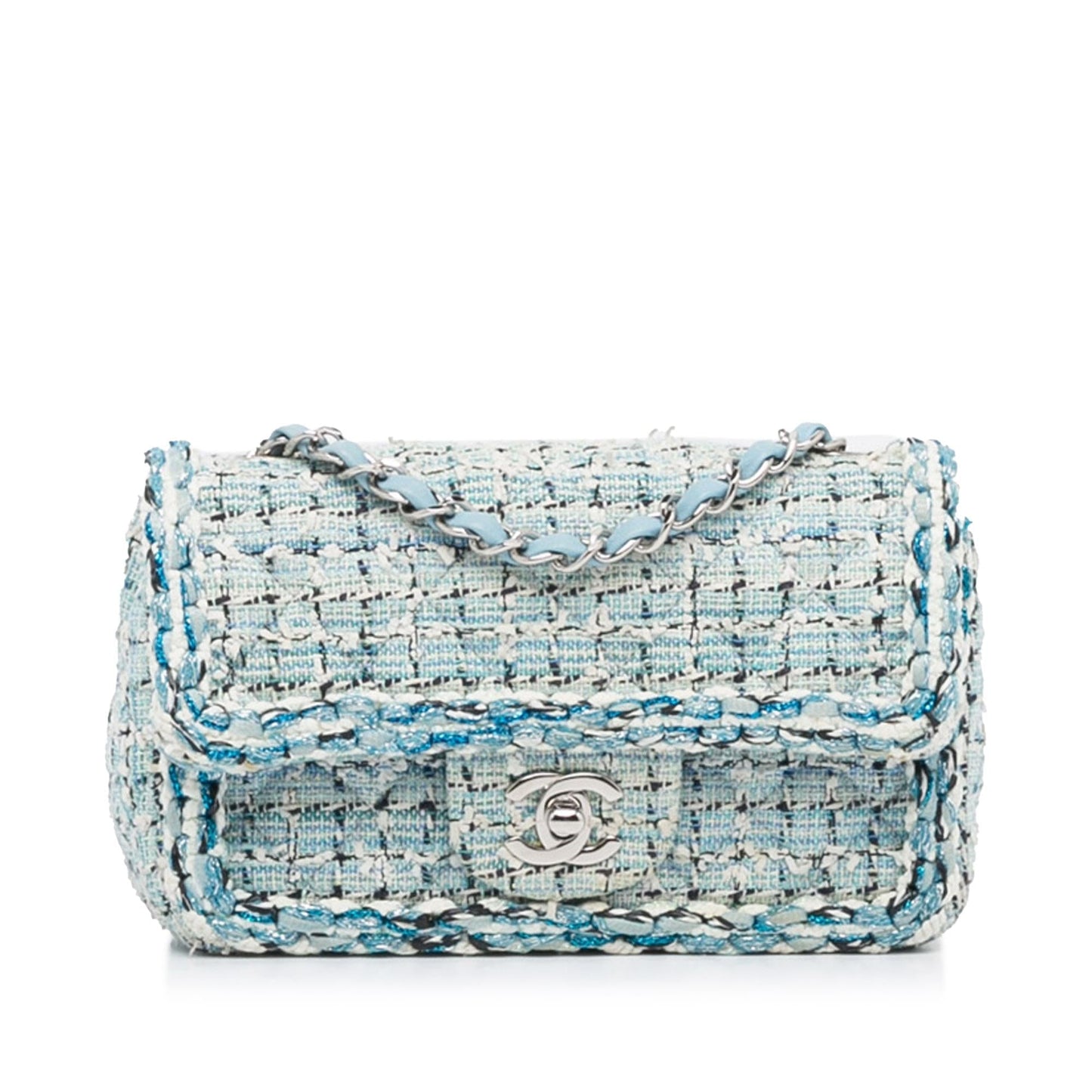 Chanel Classic Tweed Single Flap SHG-Go6eiQ Mini Bag