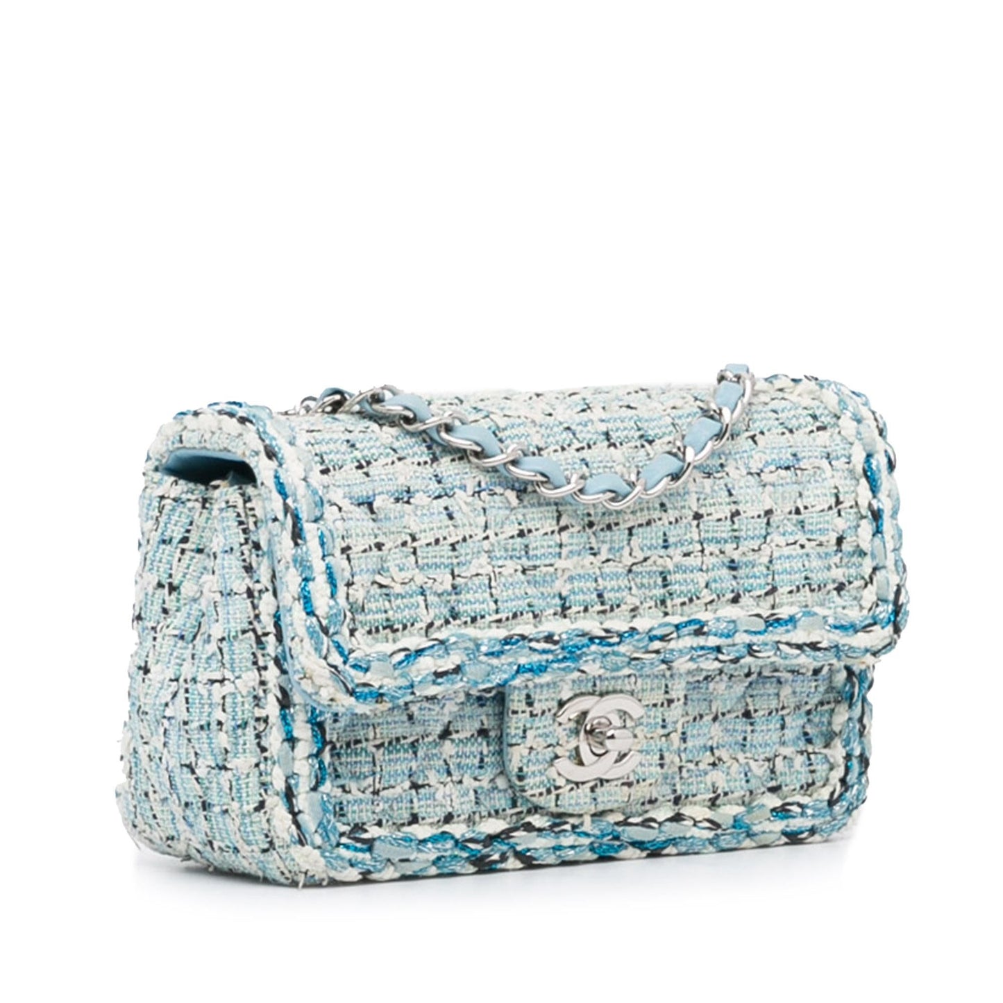 Chanel Classic Tweed Single Flap SHG-Go6eiQ Mini Bag