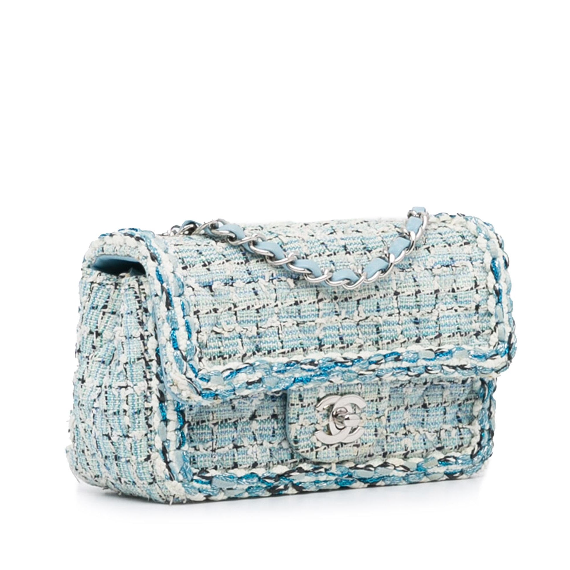 Chanel Classic Tweed Single Flap SHG-Go6eiQ Mini Bag