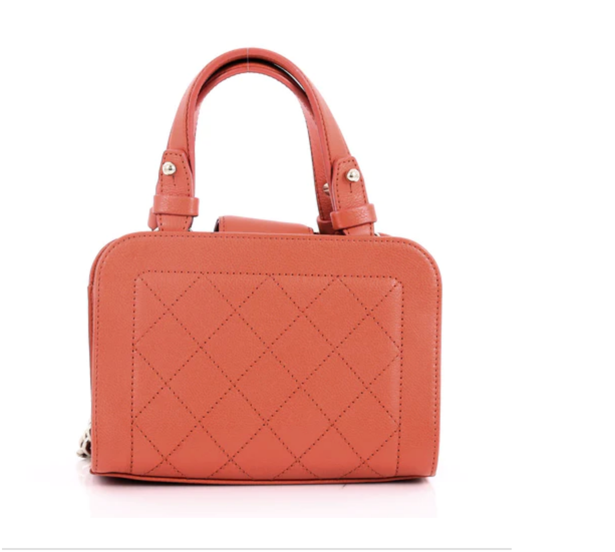 Chanel LABEL CLICK QUILTED CALFSKIN SHOPPING Tote Bag
