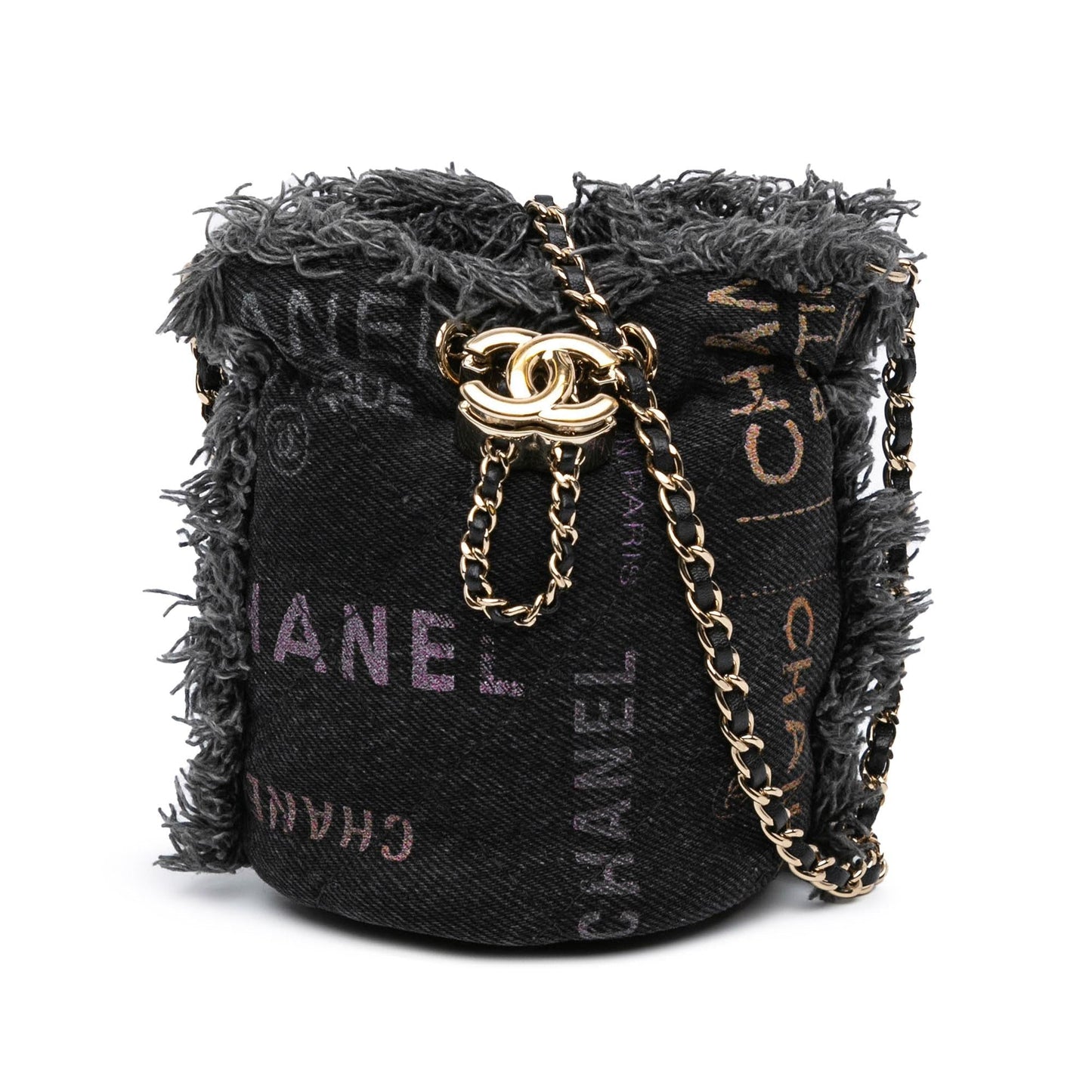 Chanel Denim Mood Bucket Bag Shg Tbqdiw