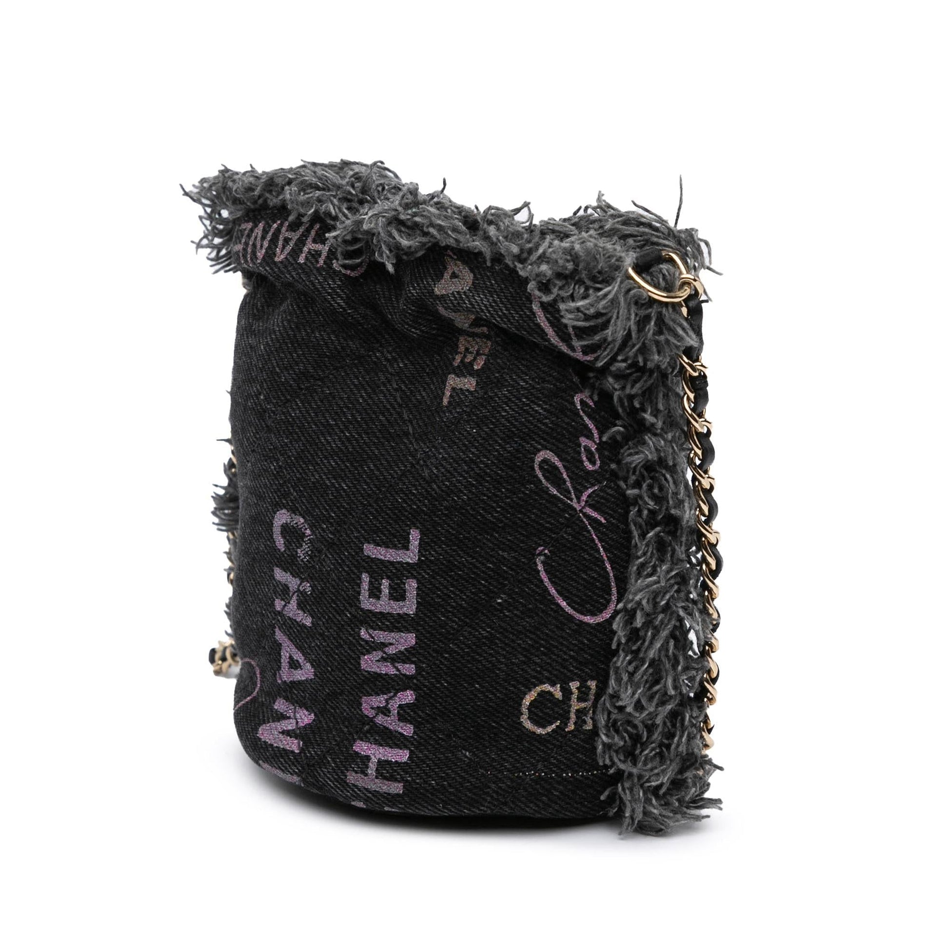 Chanel Denim Mood Bucket Bag Shg Tbqdiw