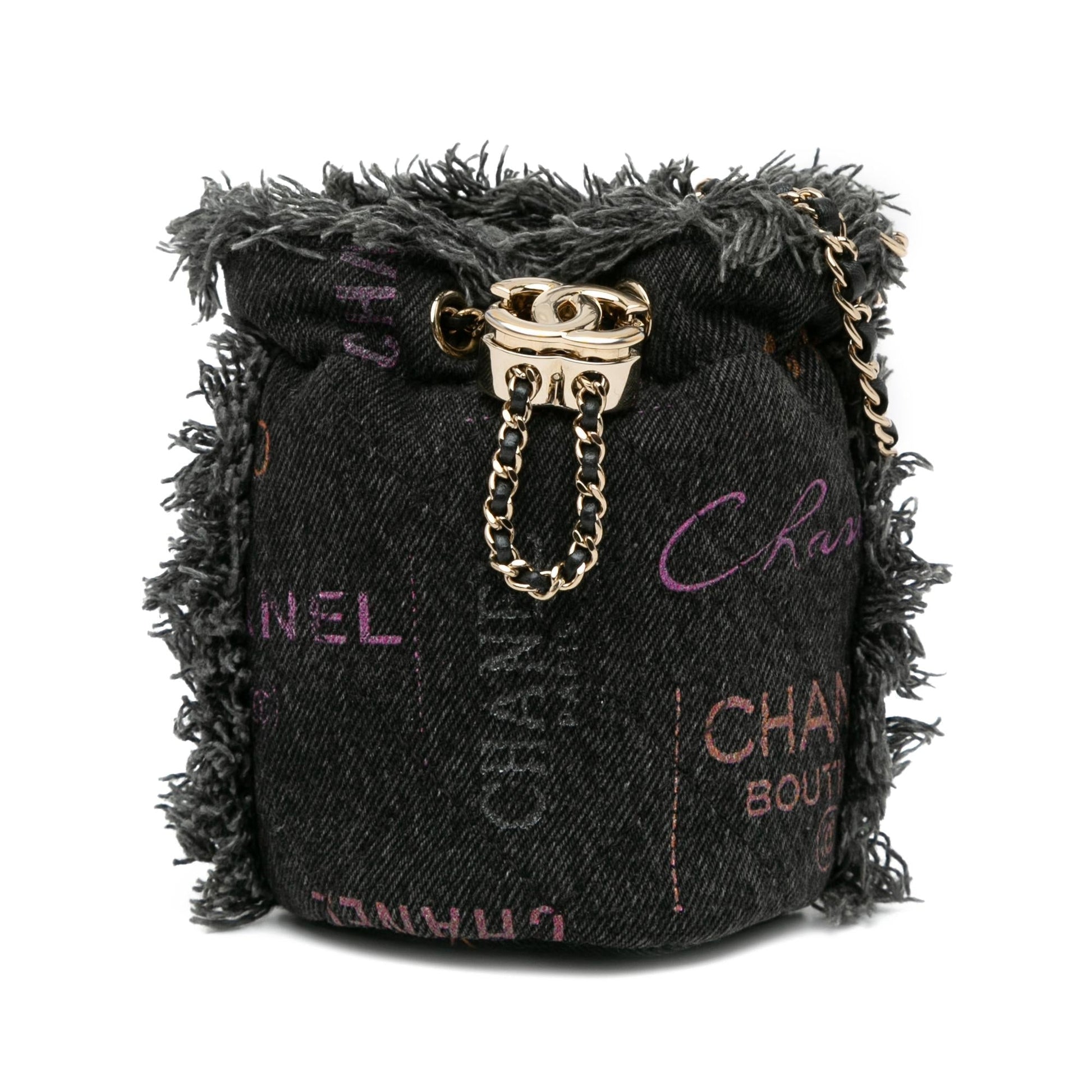 Chanel Denim Mood Bucket Bag Chain 1