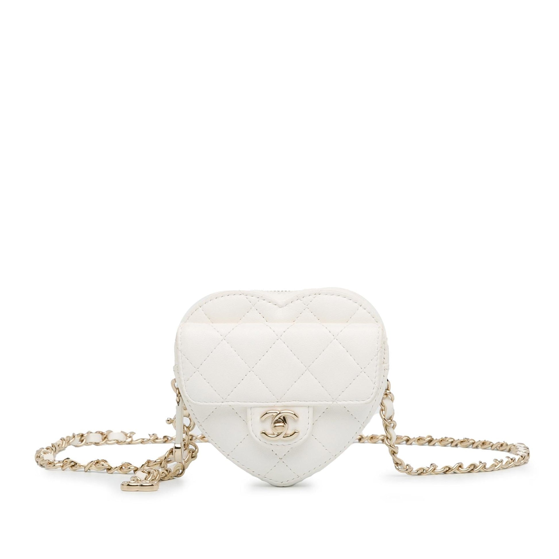 Chanel Lambskin CC Love Heart Belt SHG-EvulW7