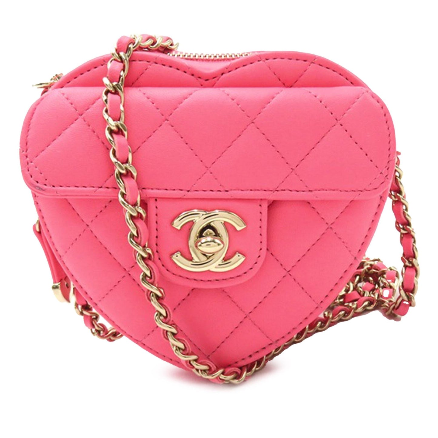 Chanel Lambskin CC Love Heart SHG-nERI6D Crossbody Bag