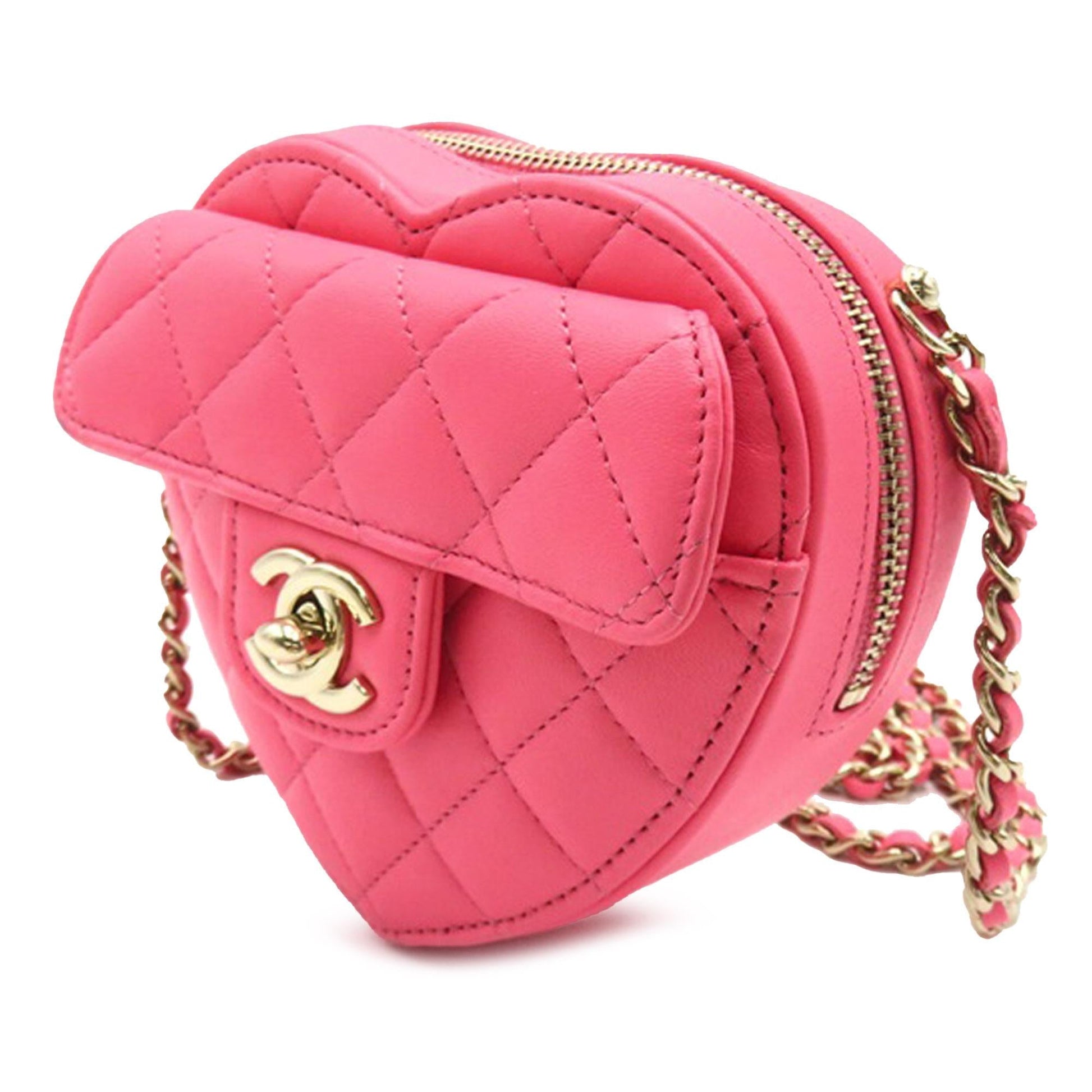 Chanel Lambskin CC Love Heart SHG-nERI6D Crossbody Bag
