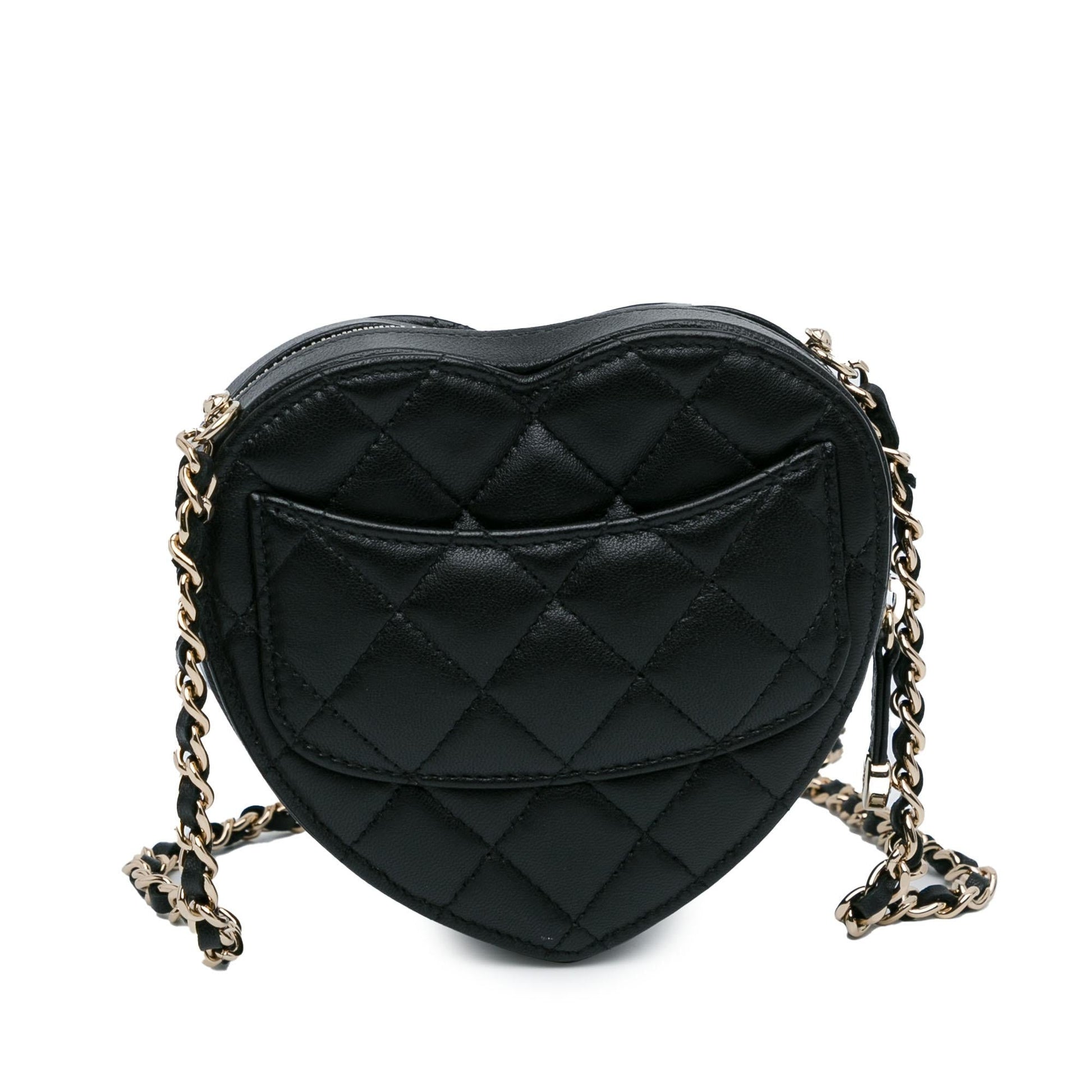 Chanel Mini Lambskin CC in Love Heart Crossbody (SHG-m0vSj8)