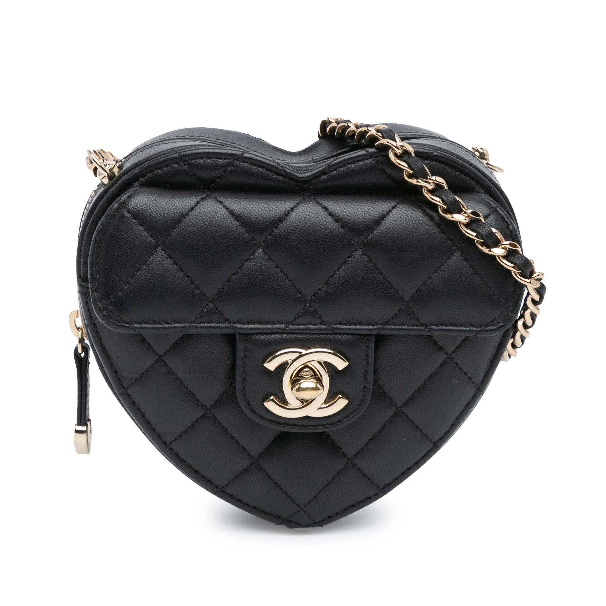 Chanel Lambskin CC Love Heart SHG-7YuAtF Crossbody Bag