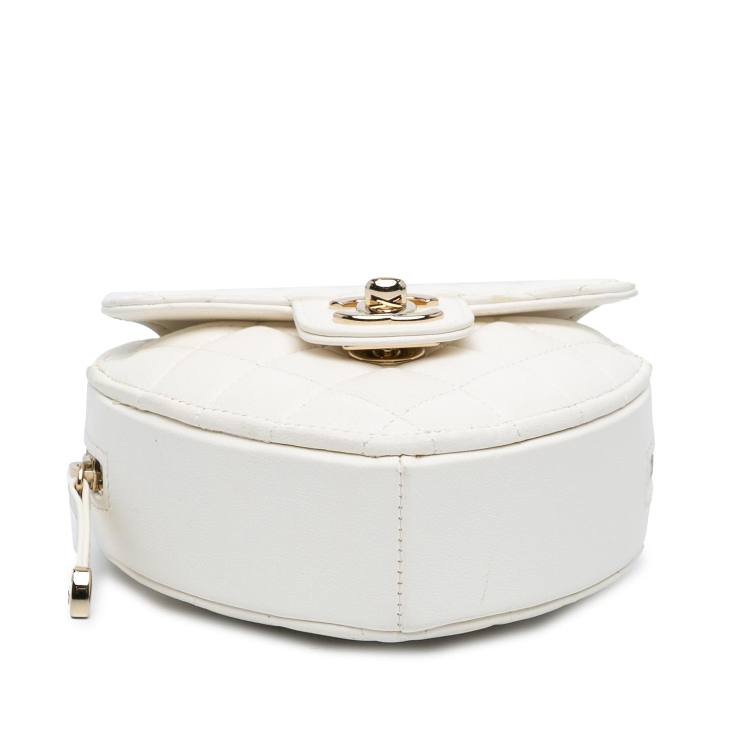 Chanel Lambskin CC Love Heart Crossbody Bag Shg L5Ktgt