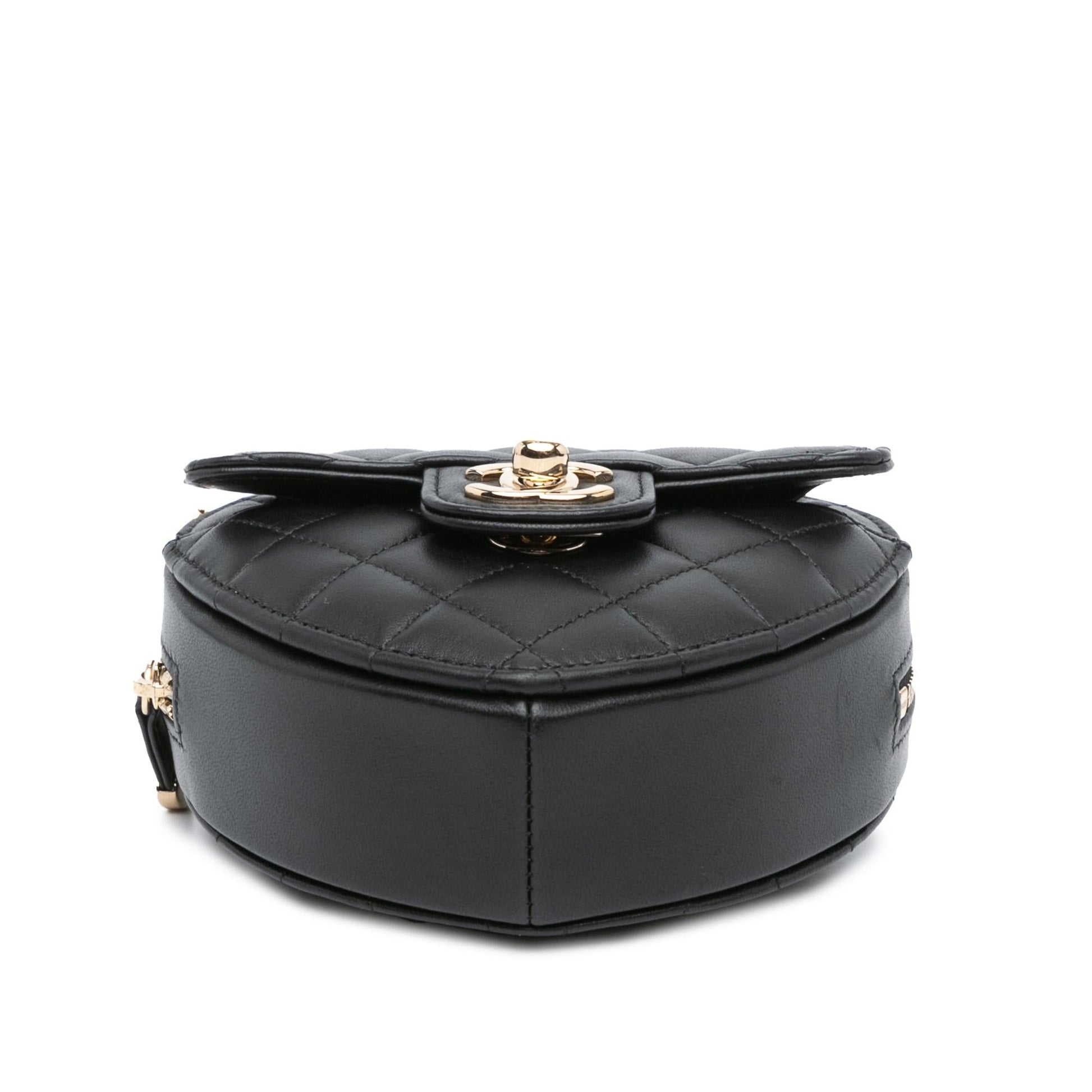 Chanel Lambskin CC Love Heart Crossbody Bag Shg 0Idpy0