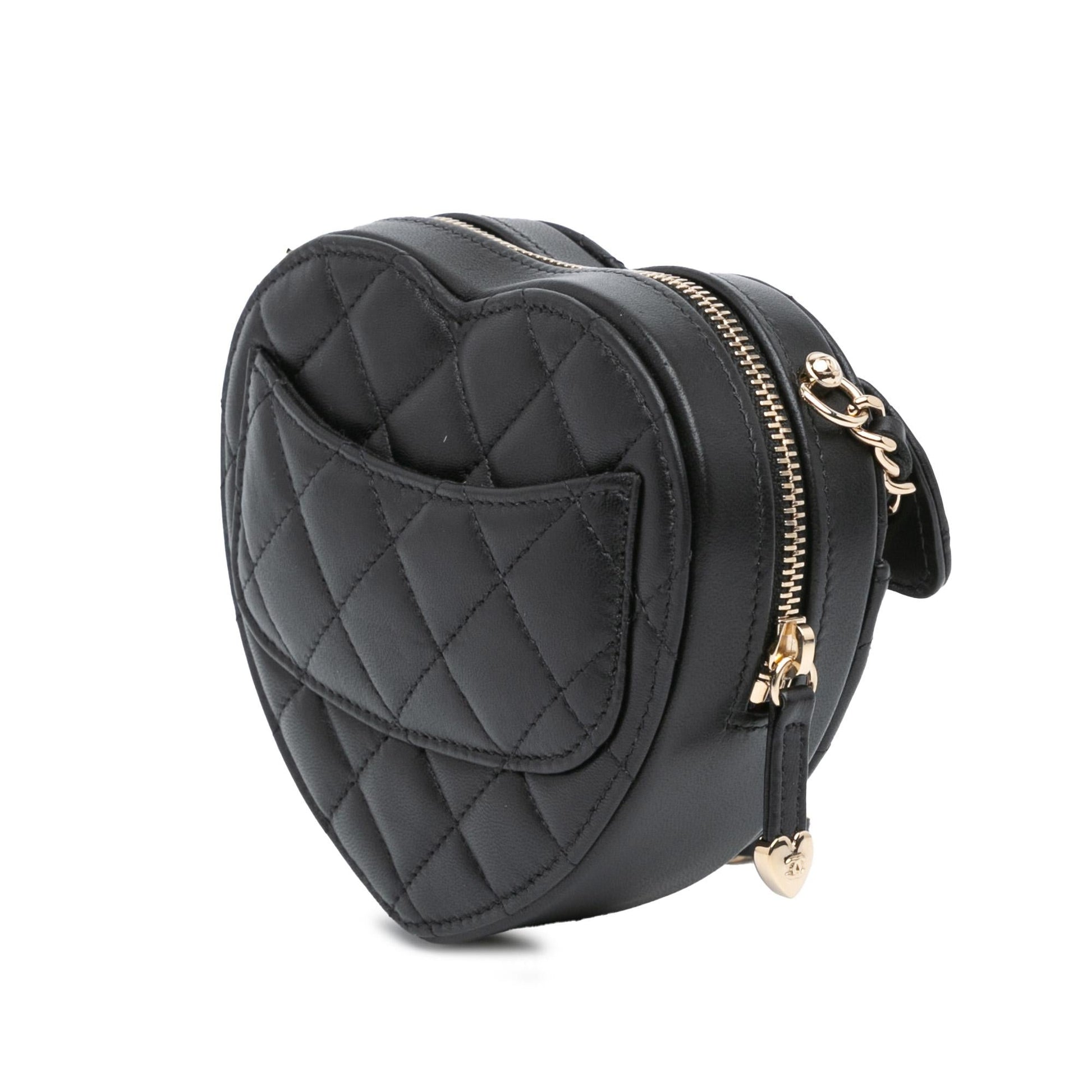 Chanel Lambskin CC Love Heart Crossbody Bag Shg 0Idpy0