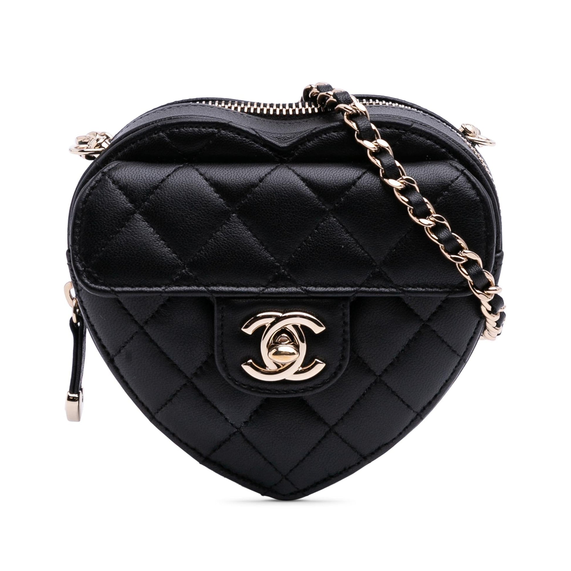 Chanel Lambskin CC Love Heart Crossbody Bag Crossbody 3