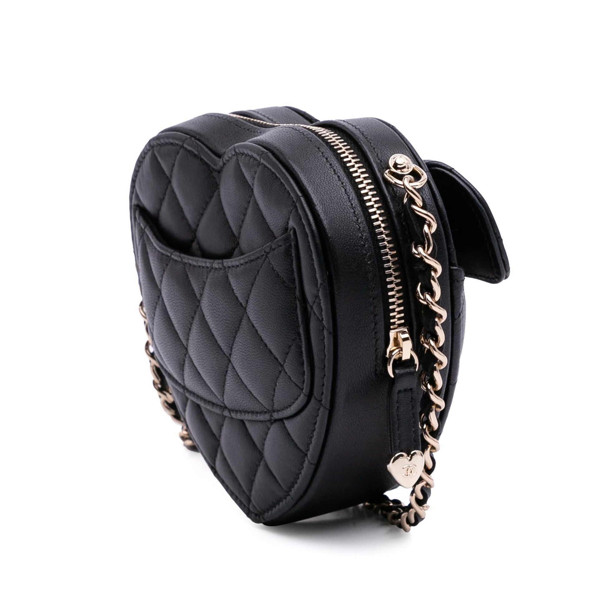 Chanel Lambskin CC Love Heart Crossbody Bag Crossbody 4
