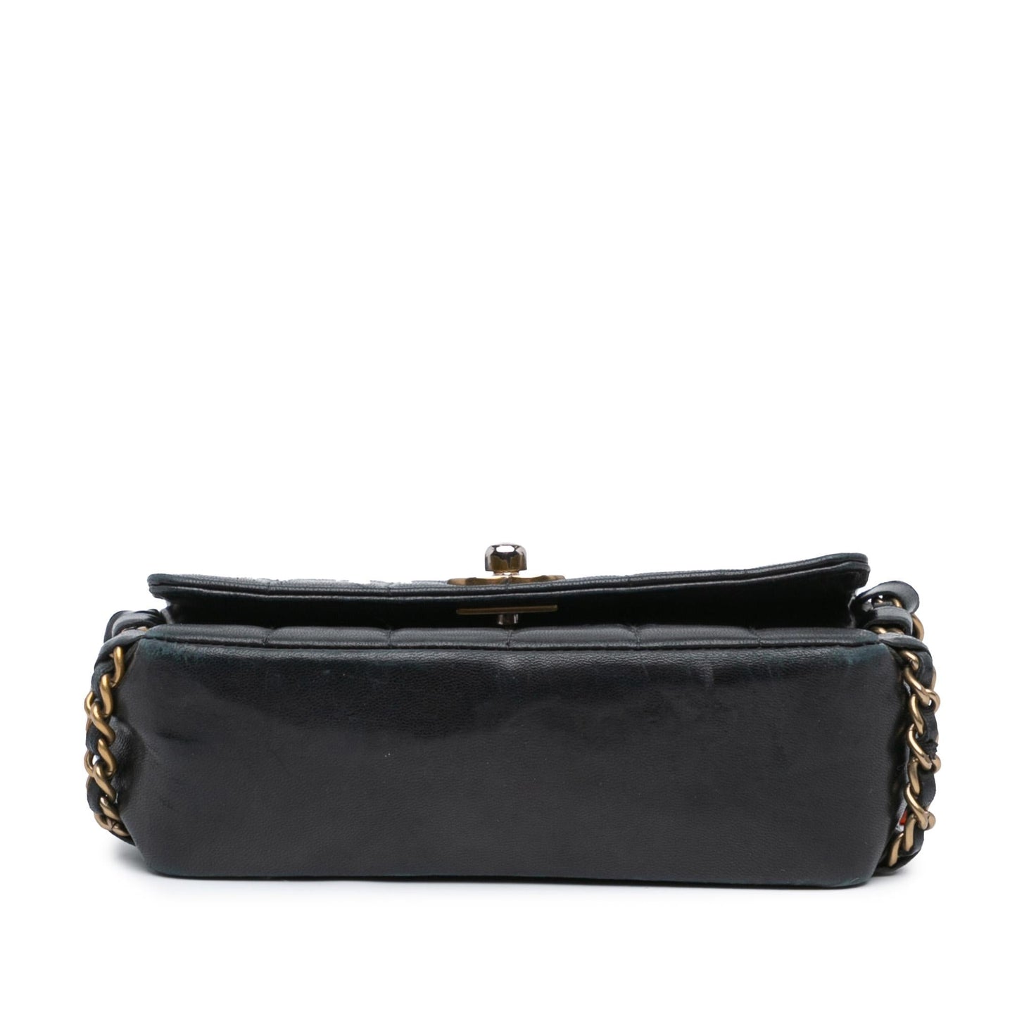 Chanel Lambskin Choco Bar Charms Flap SHG-fLjuBx Key Chain