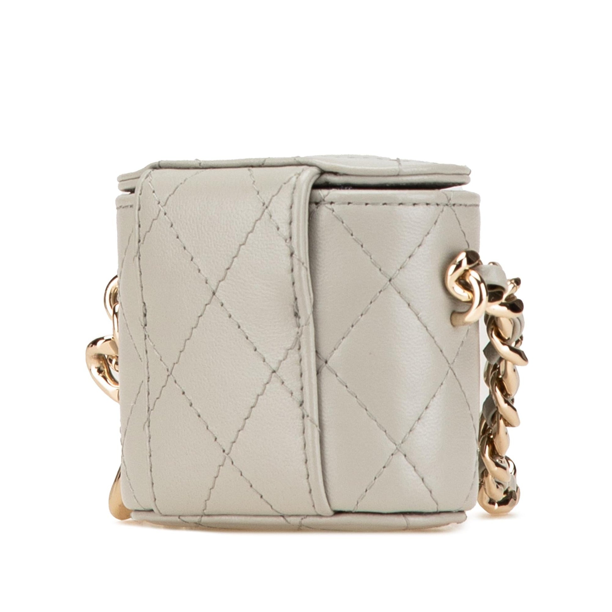 Chanel Lambskin Elegant Vanity Mini Bag