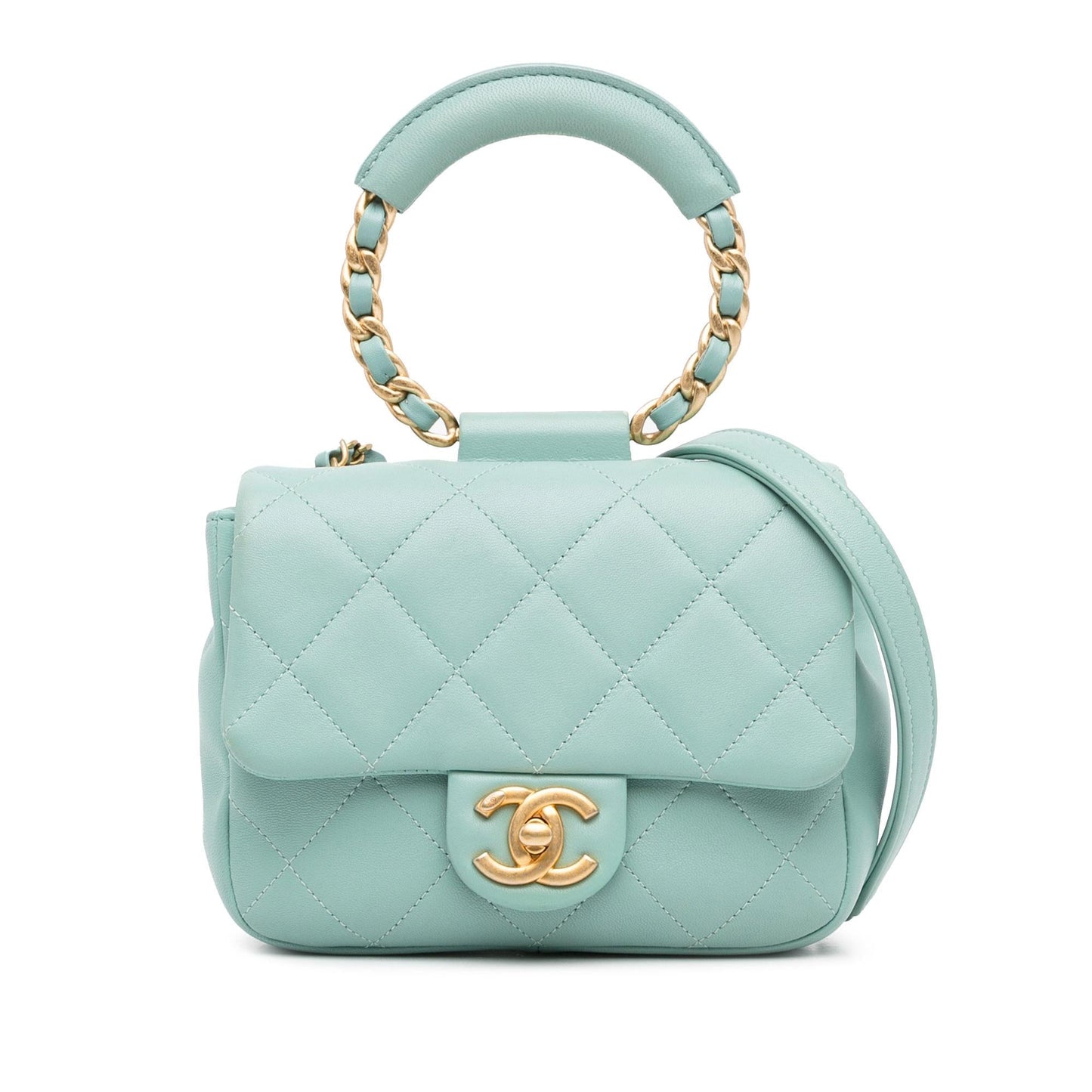 Chanel Mini Lambskin In The Loop Flap (Shg-Fe4T9D) Bag