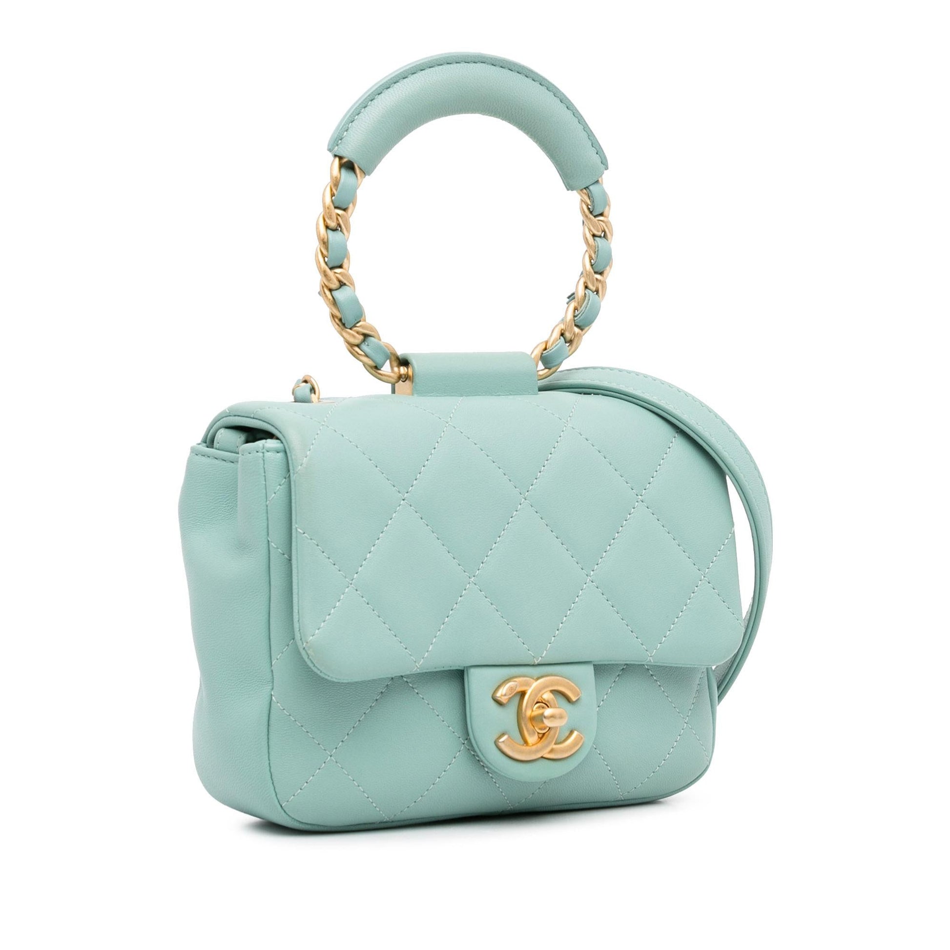 Chanel Lambskin Loop Flap SHG-Fe4t9D Mini Bag