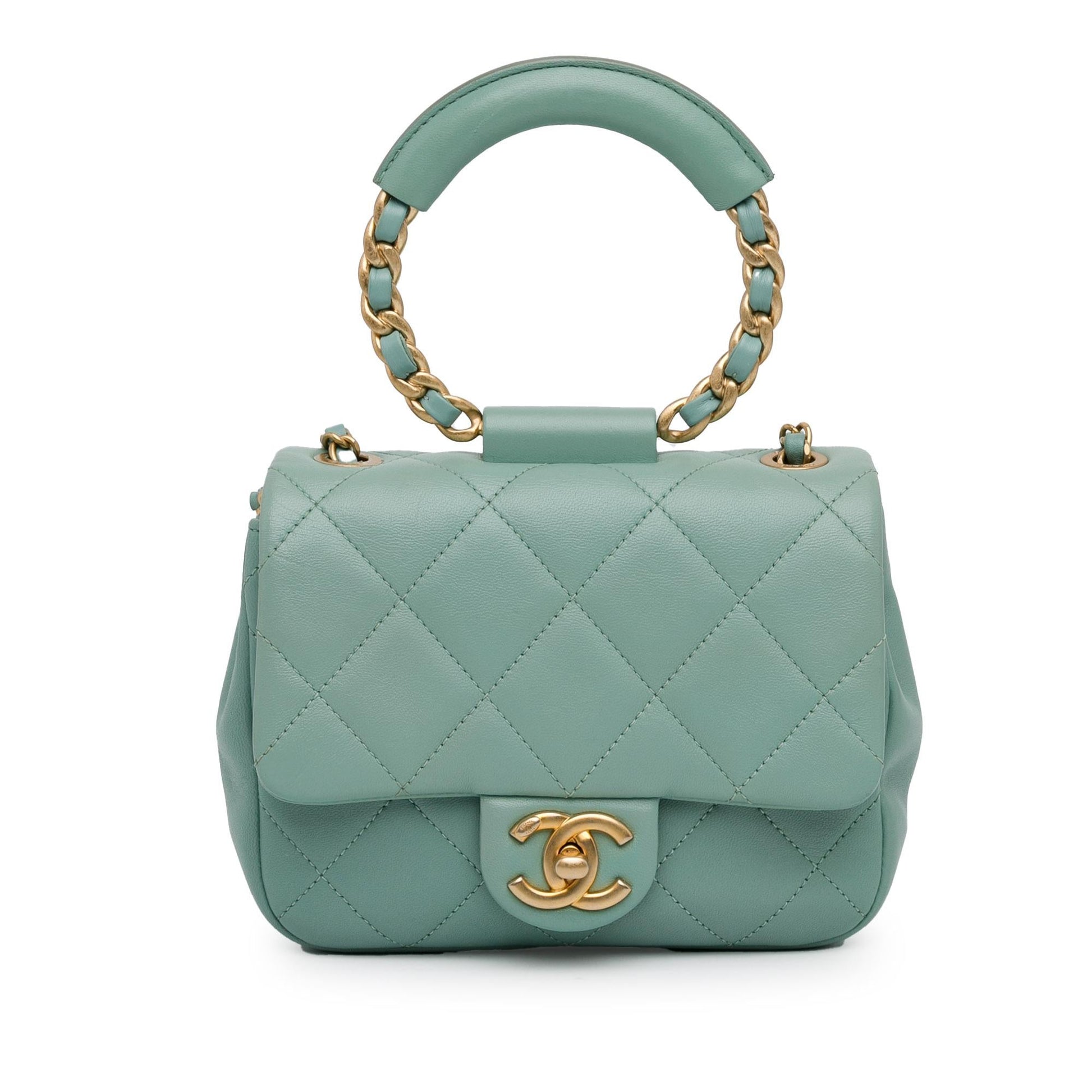 Chanel Lambskin Loop Flap SHG-YZnOKG Mini Bag