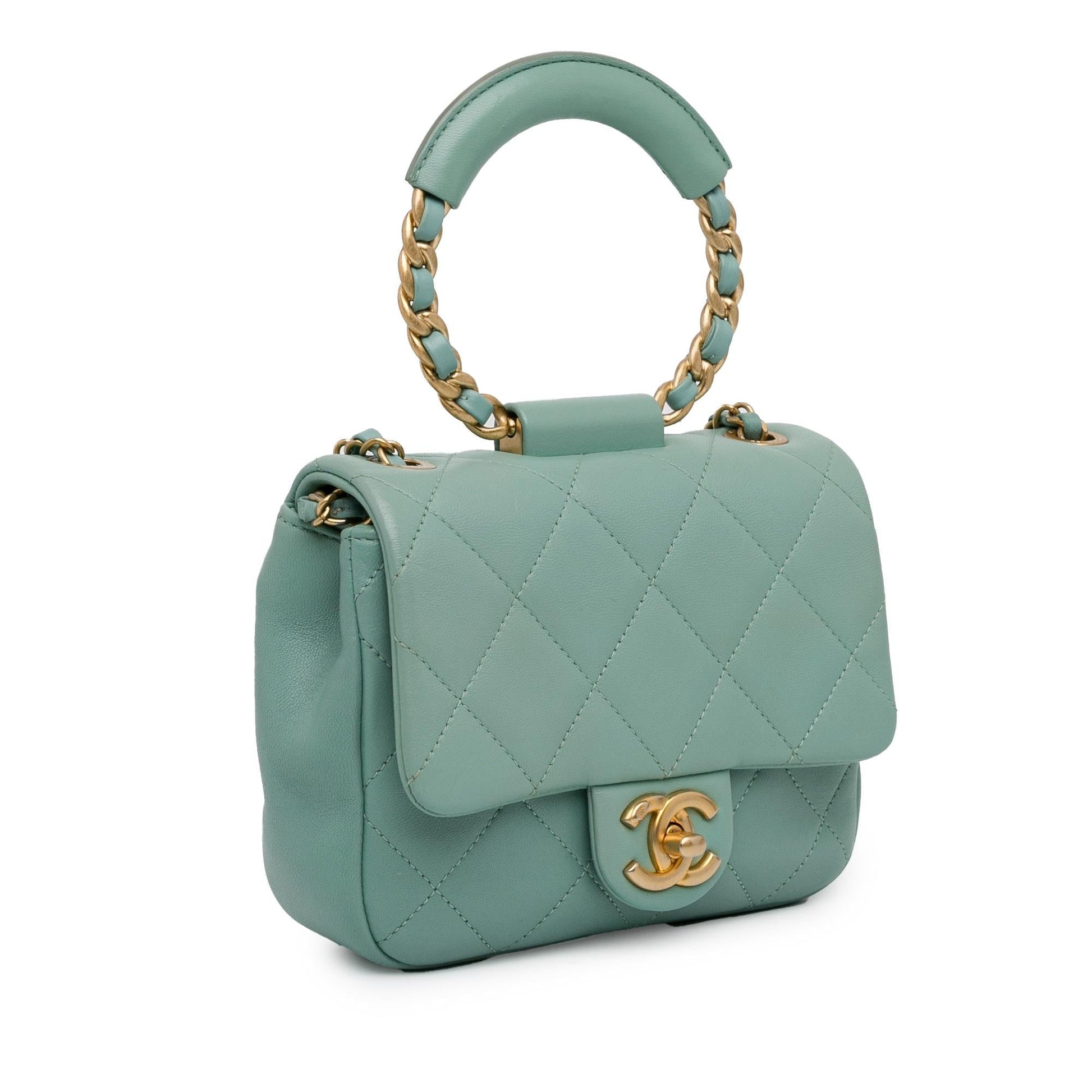 Chanel Lambskin Loop Flap SHG-YZnOKG Mini Bag