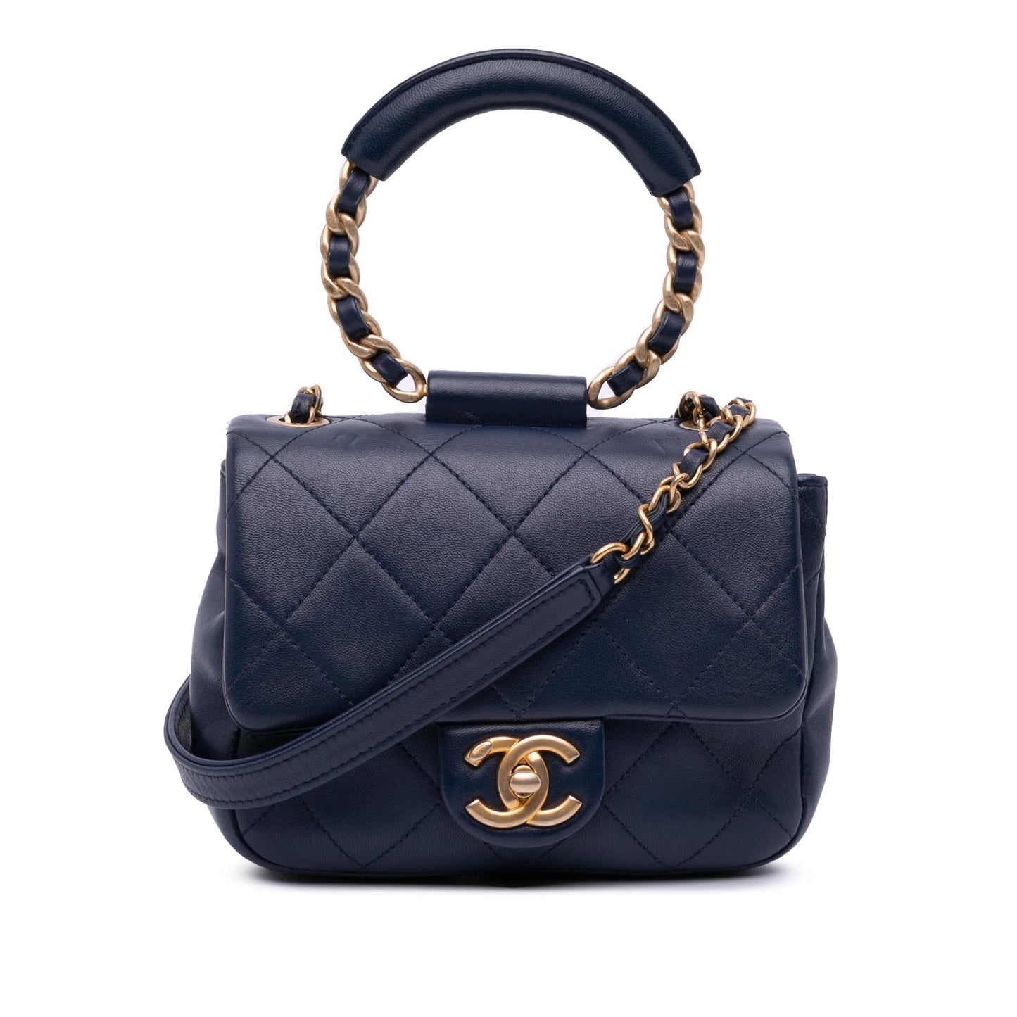 Chanel Lambskin Loop Flap Mini Bag