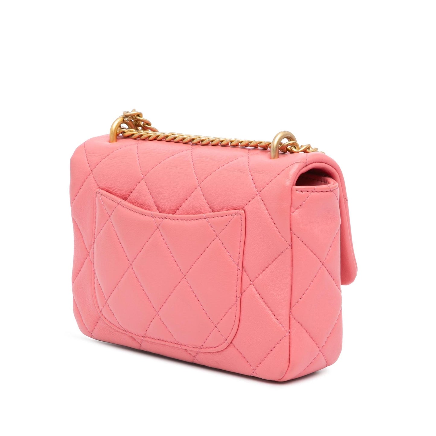 Chanel Lambskin Pending CC Flap Mini Bag