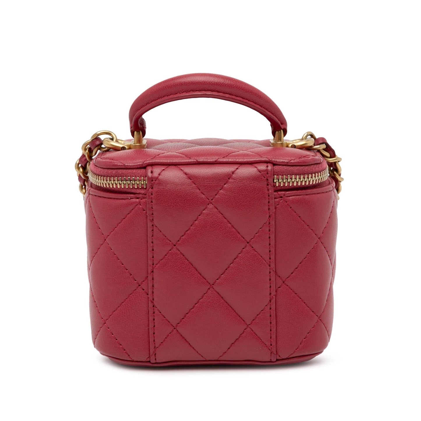 Chanel Lambskin Top Handle Vanity SHG-aE49jN Mini Bag