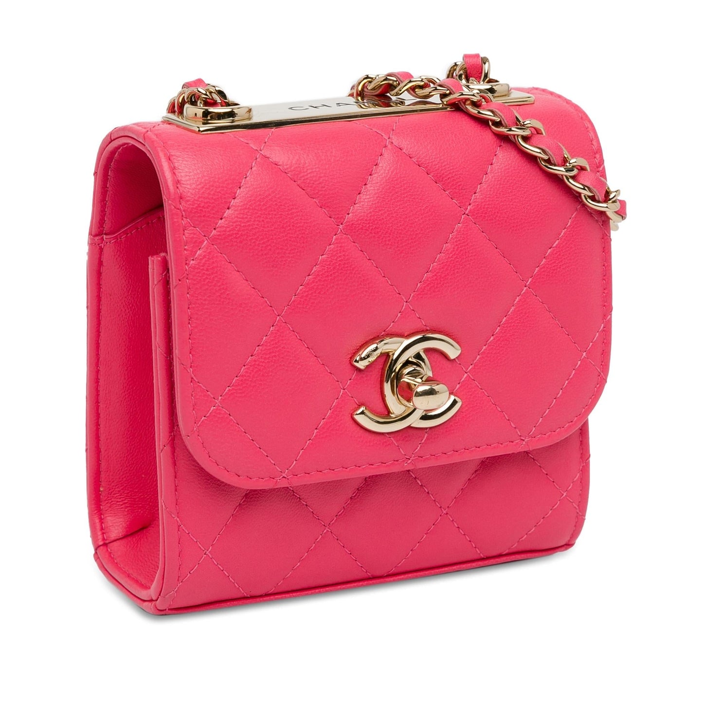 Chanel Lambskin Trendy CC Clutch Bag