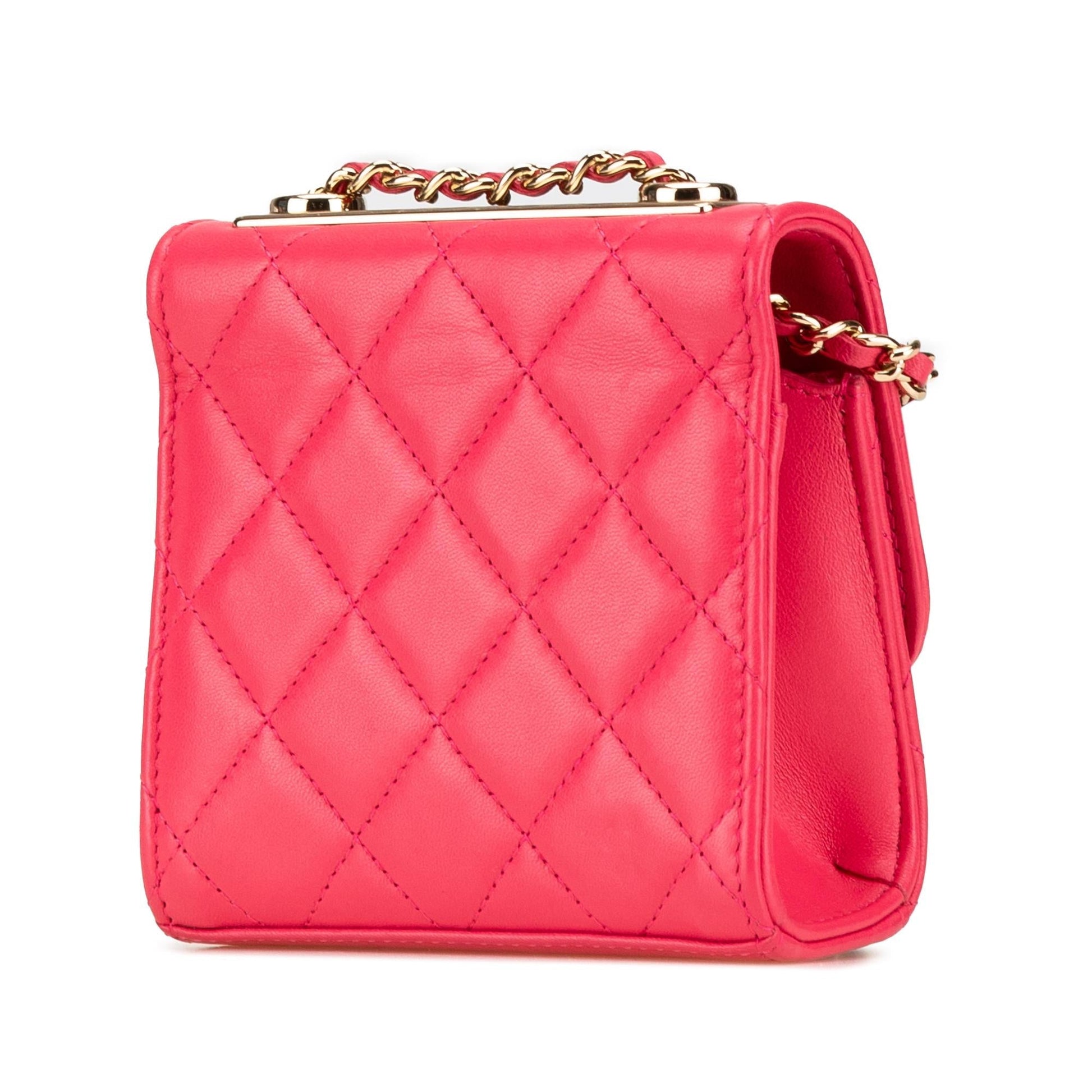 Chanel Lambskin Trendy CC Clutch Bag