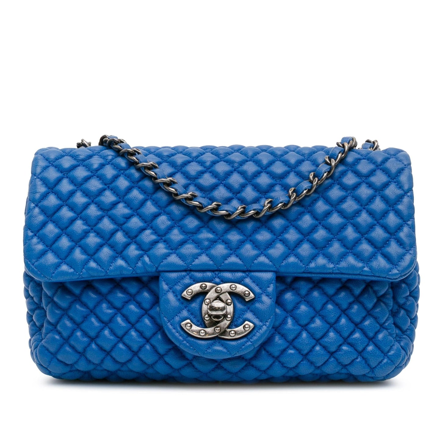 Chanel Microquilted Lambskin Studded CC Flap SHG-79zs0k Mini Bag