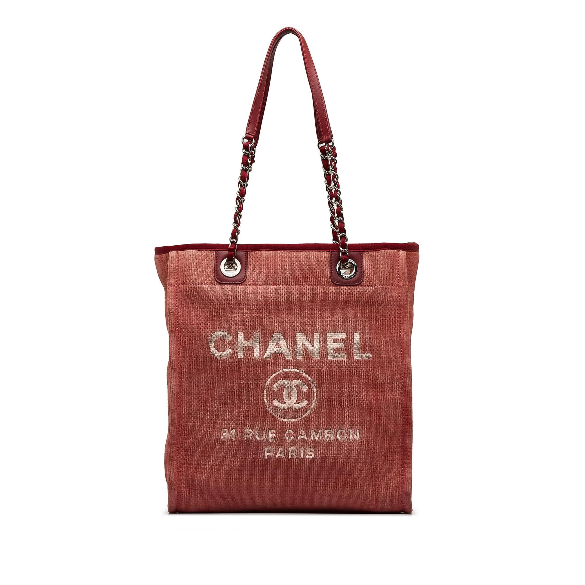 Chanel Mixed Fibers Deauville Tote Bag