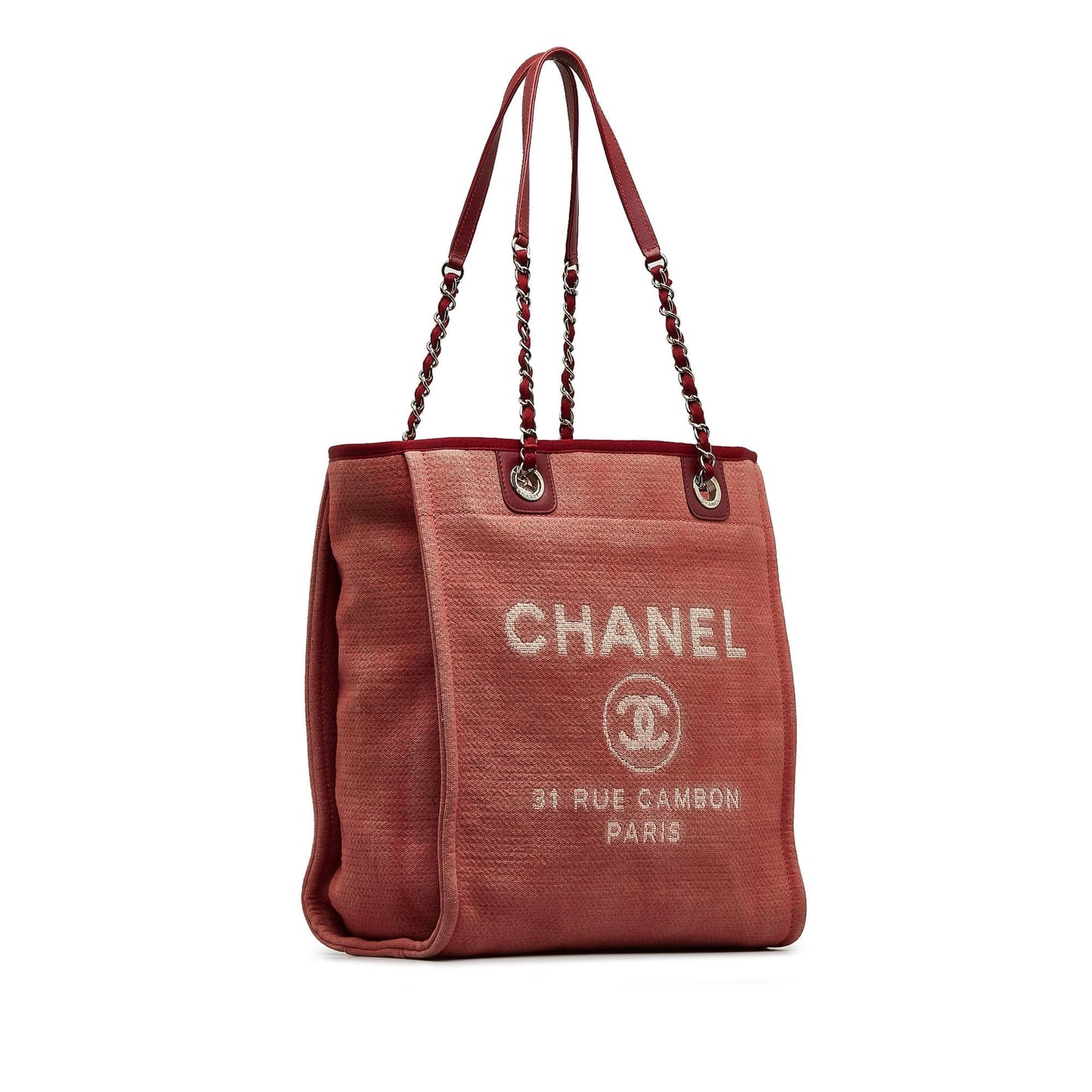 Chanel Mixed Fibers Deauville Tote Bag Tote 1
