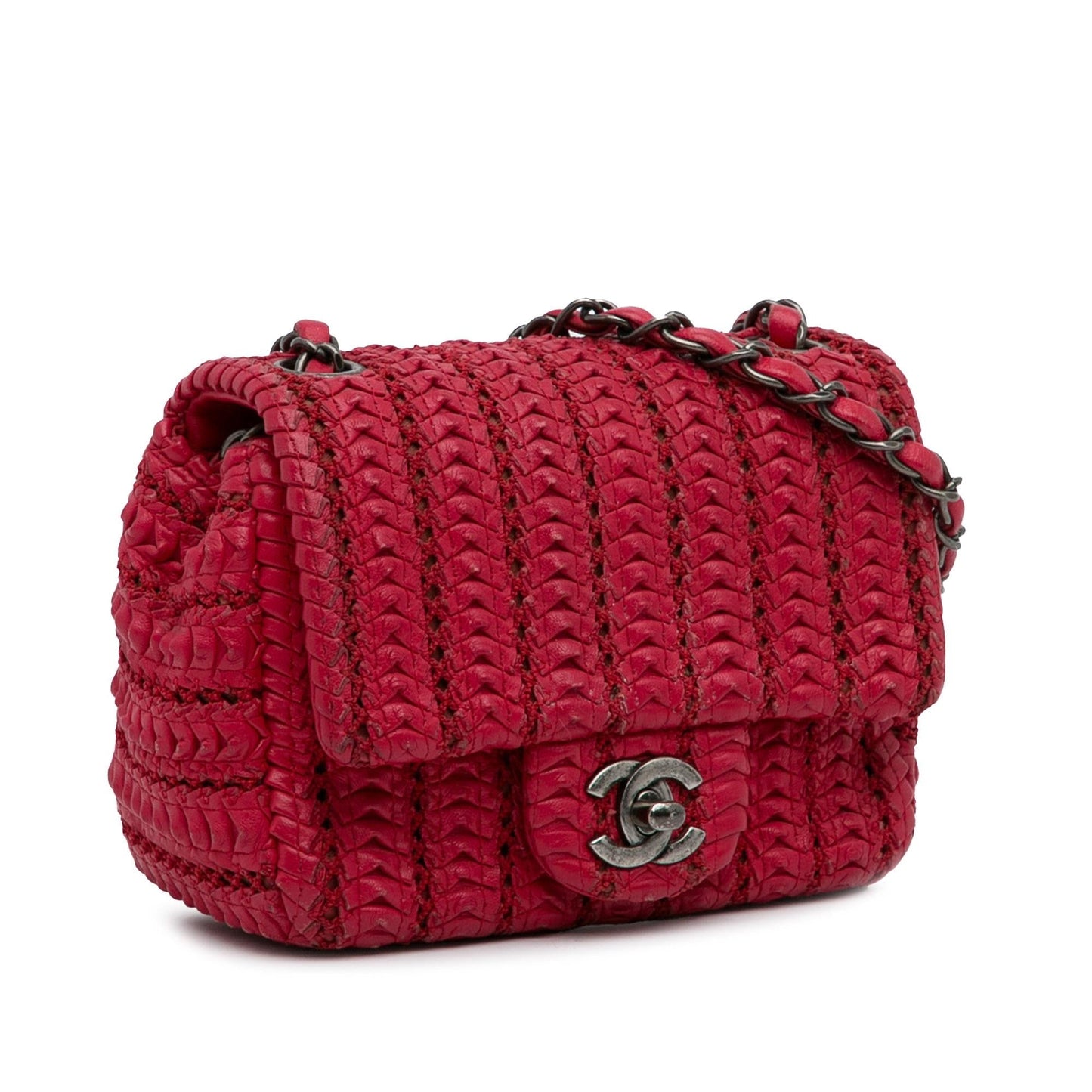 Chanel Paris Seoul Crochet Lambskin Flap SHG-BZAEw8 Shoulder Bag
