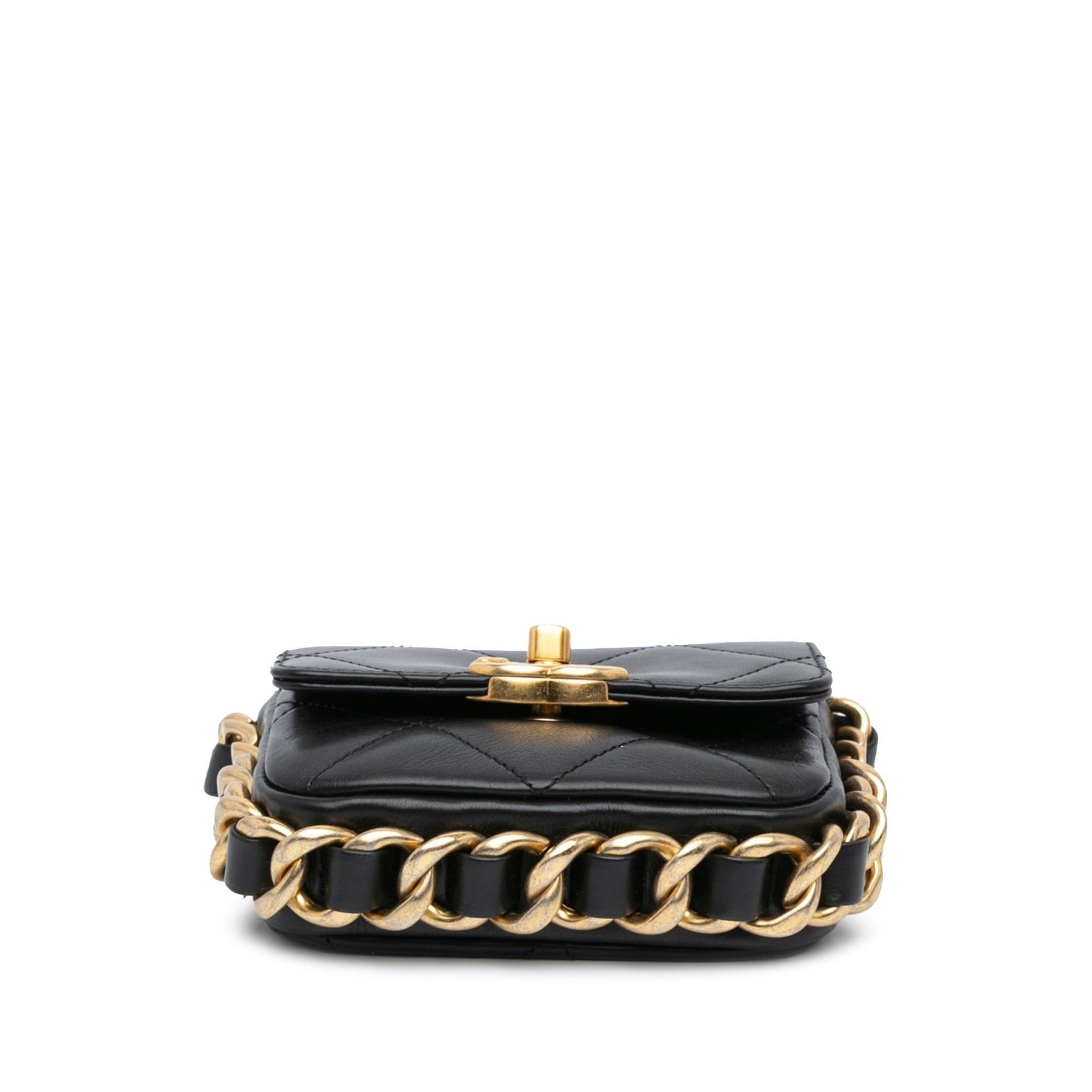 Chanel Quilted Calfskin Framing Flap Mini Bag Shg Ezq6Ua