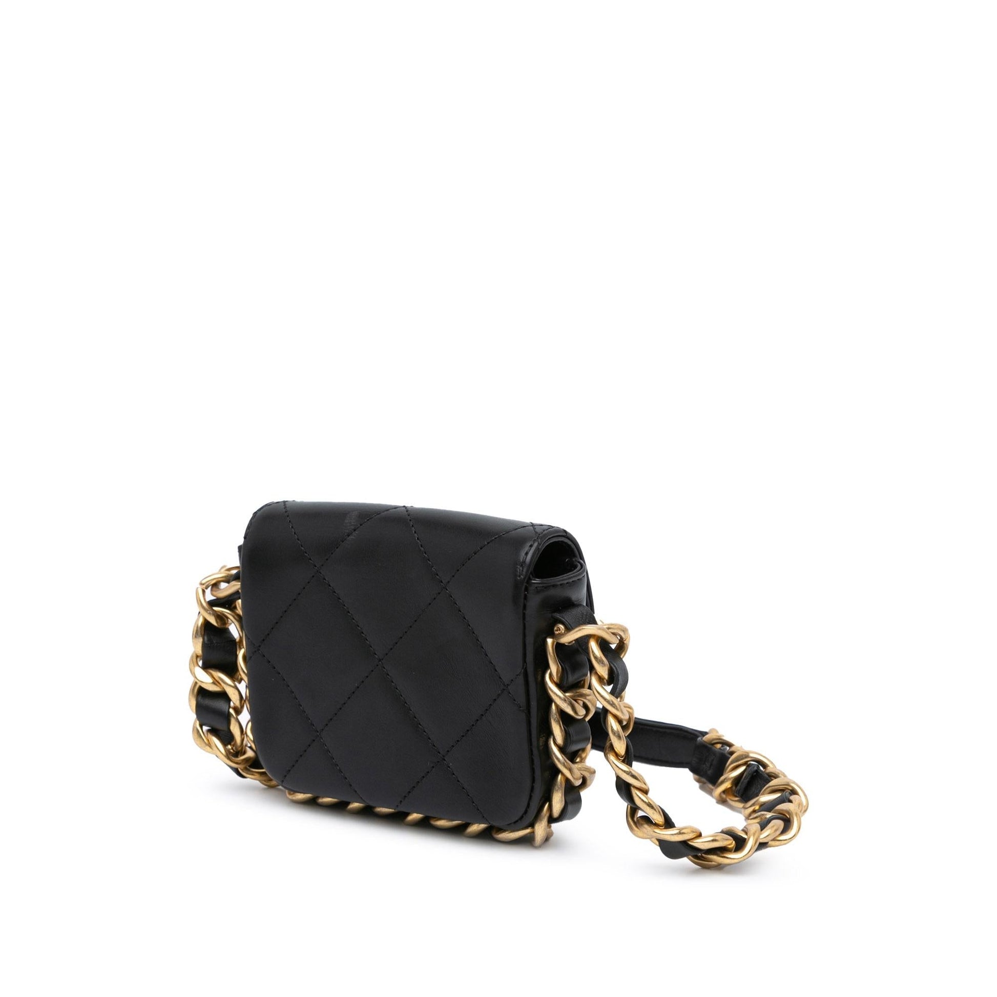 Chanel Quilted Calfskin Framing Flap Mini Bag Shg Ezq6Ua
