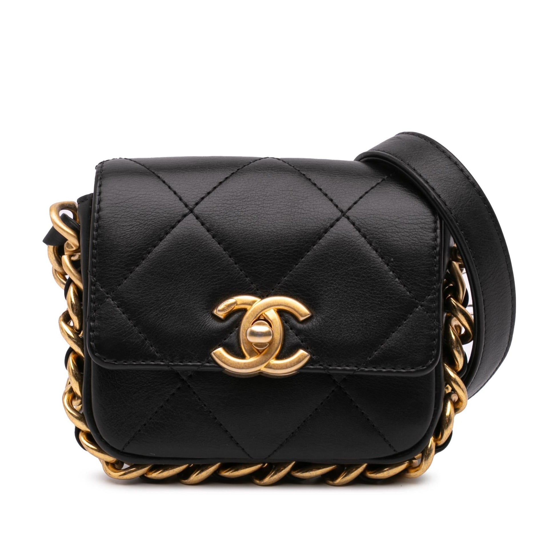 Chanel Quilted Calfskin Framing Flap Mini Bag Flap 2